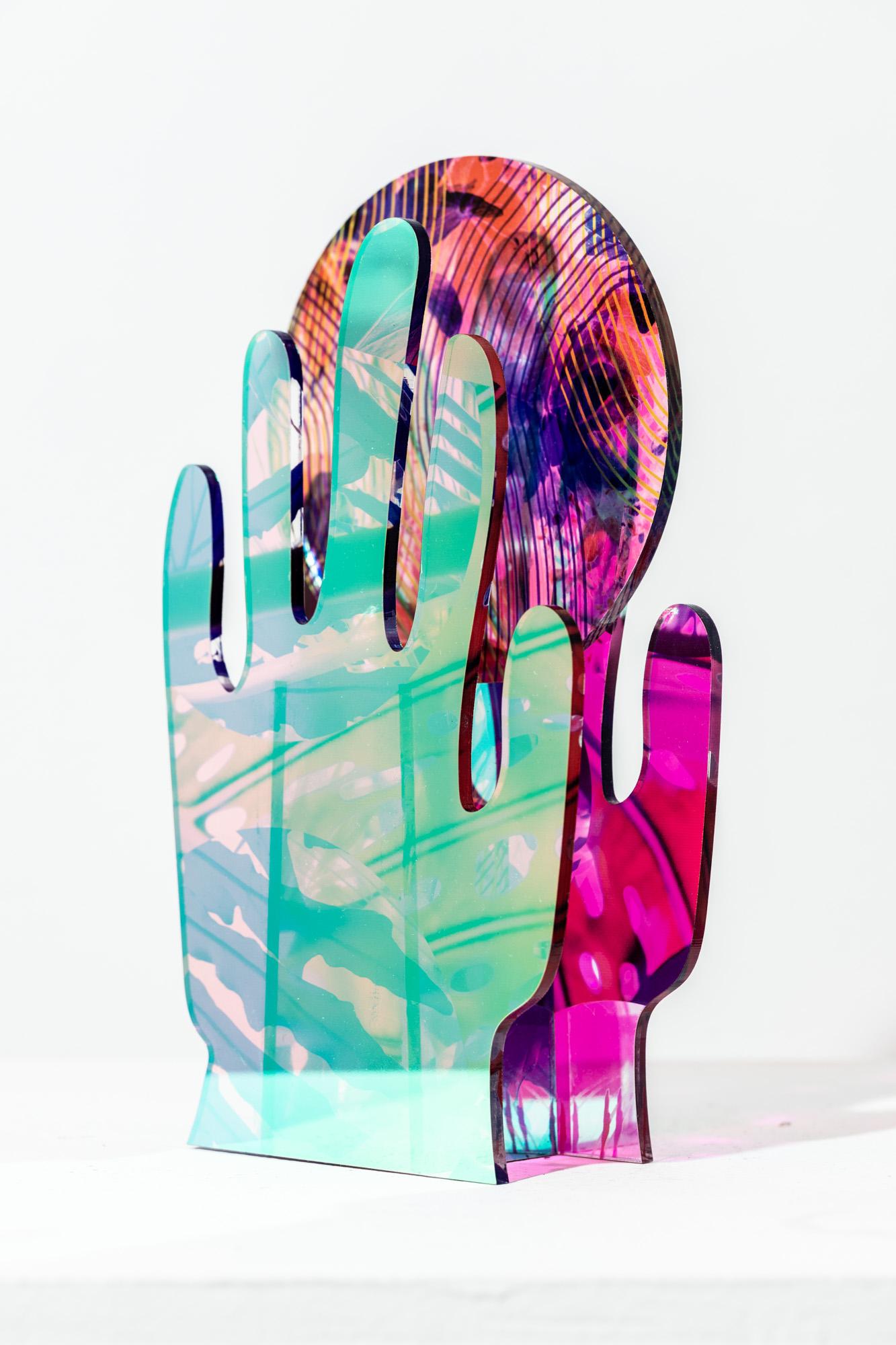 Hand Vase - Contemporary Sculpture by Roxana Azar
