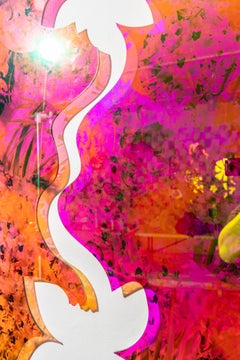 Pannello di orchidee