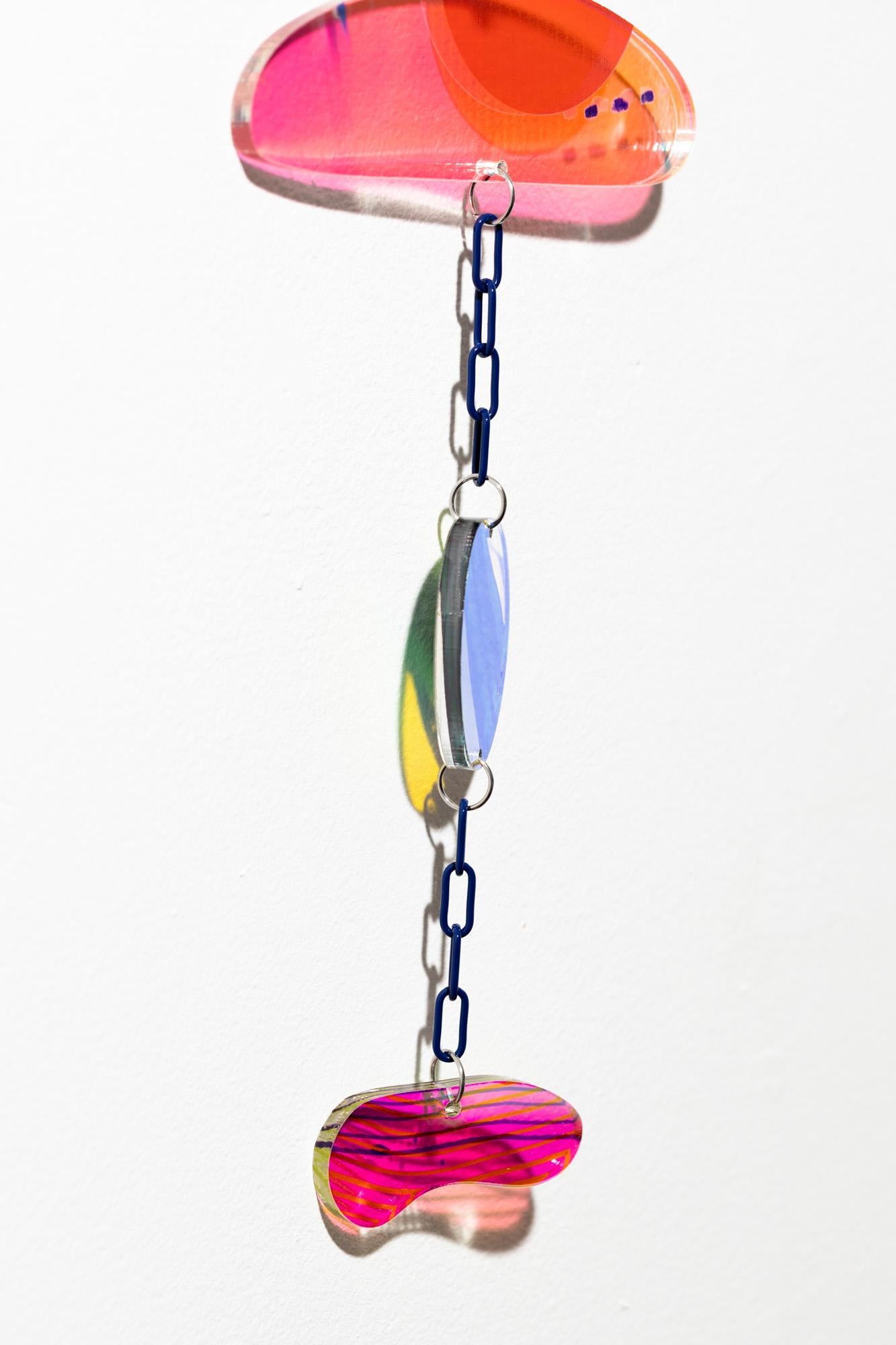 Small Suncatchers 2 - Abstract Sculpture by Roxana Azar