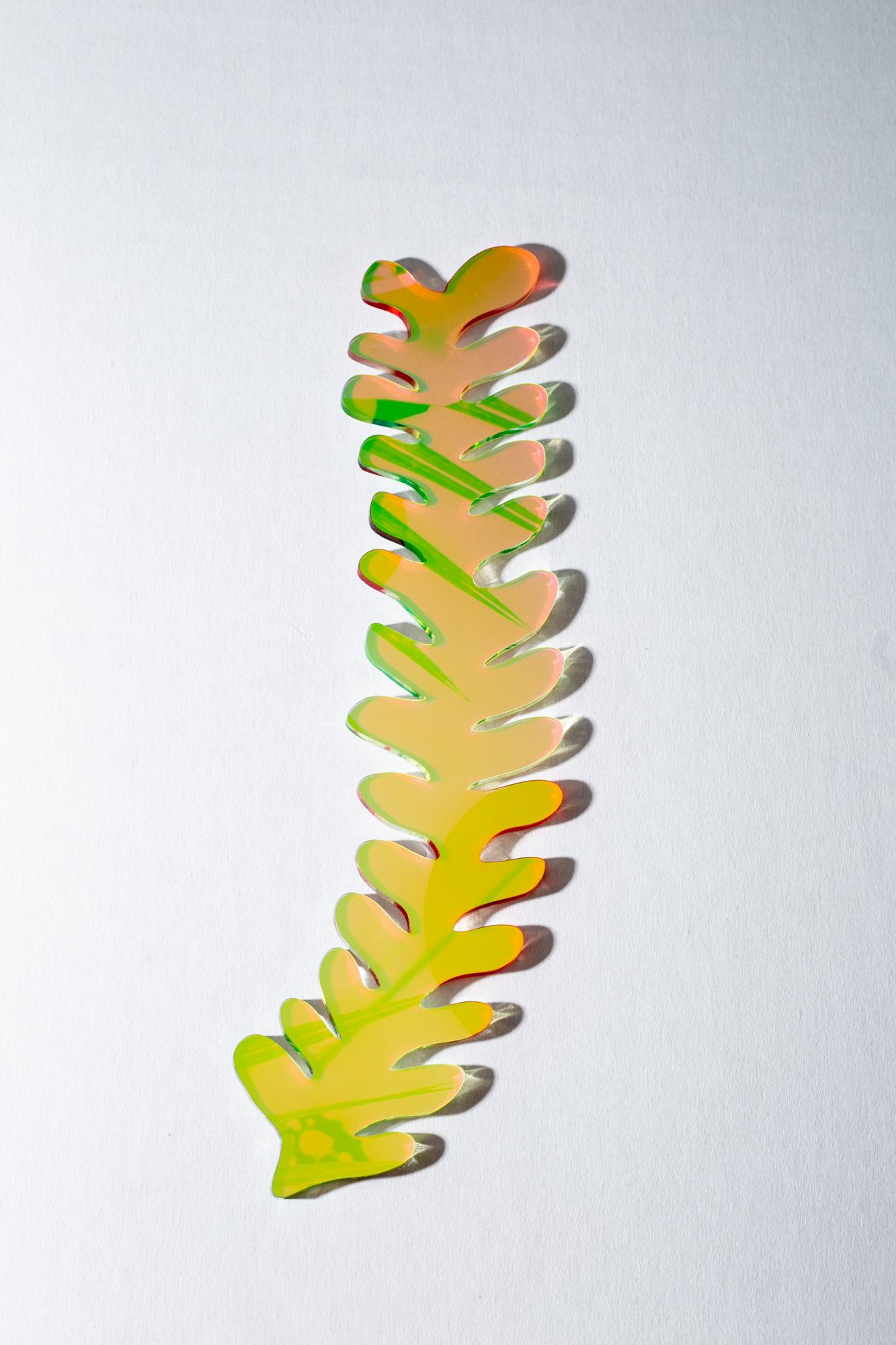 Roxana Azar Figurative Sculpture - Squiggly Fern