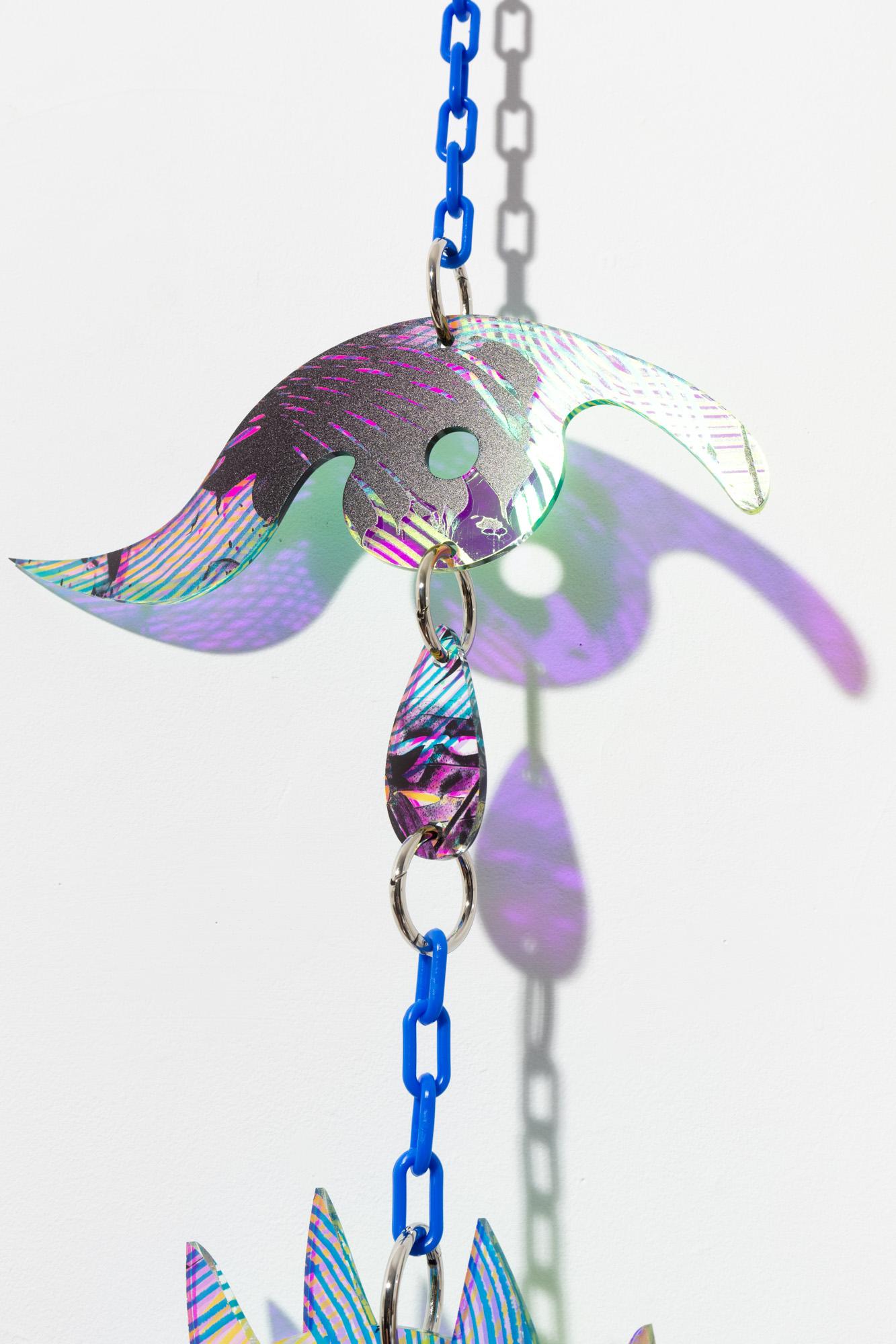 Too Many Teardrops Suncatcher - Contemporary Sculpture by Roxana Azar