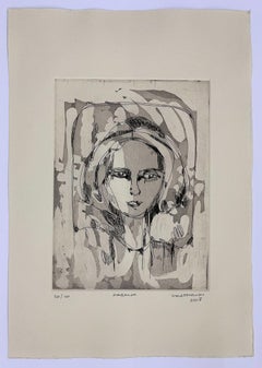Roxana Hartmann, ¨Habana¨, 2018, Aguafuerte, 15,9x11,2 pulg.