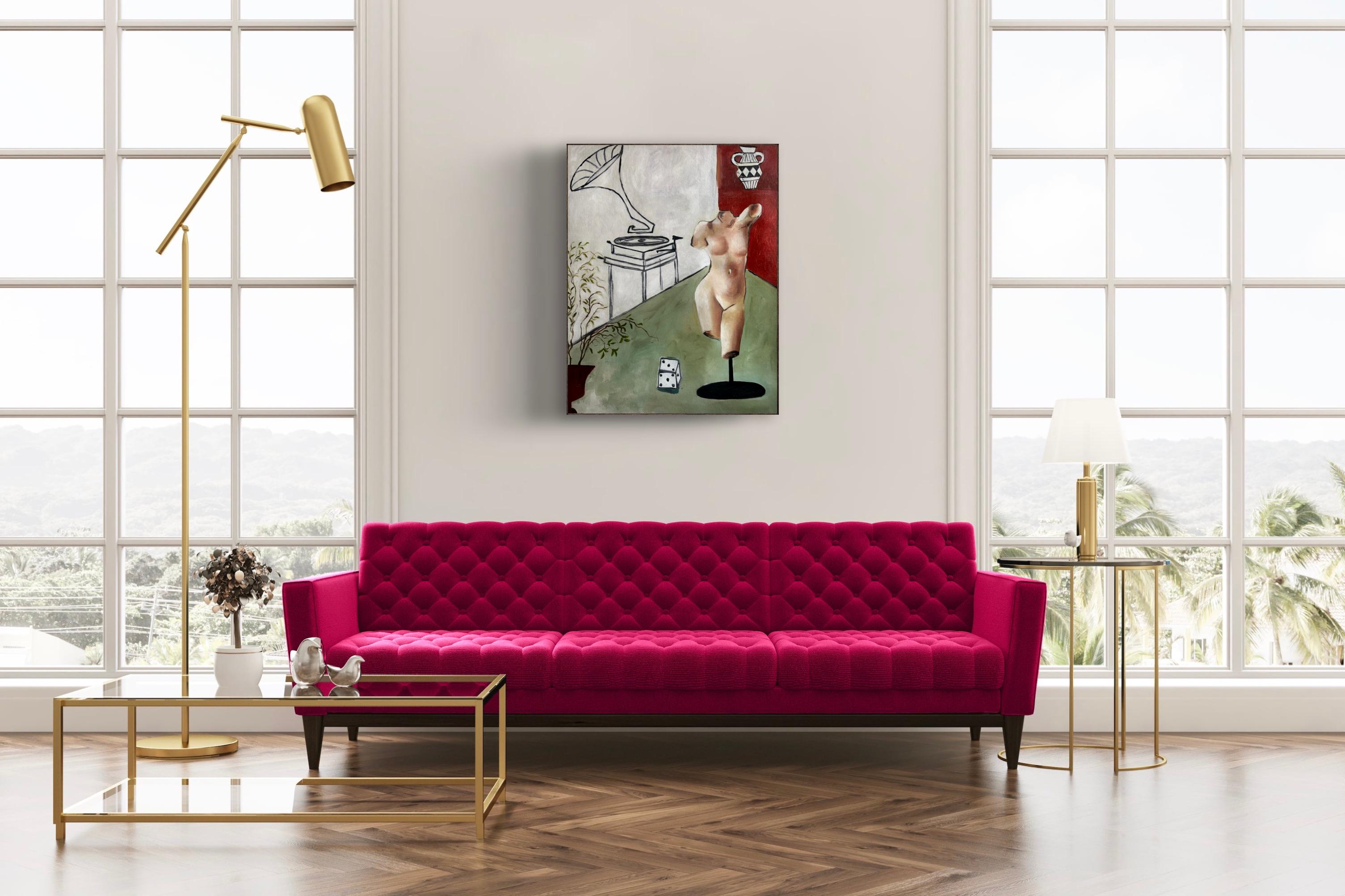 Boutique d'antiquités.  Peinture originale en vente 2