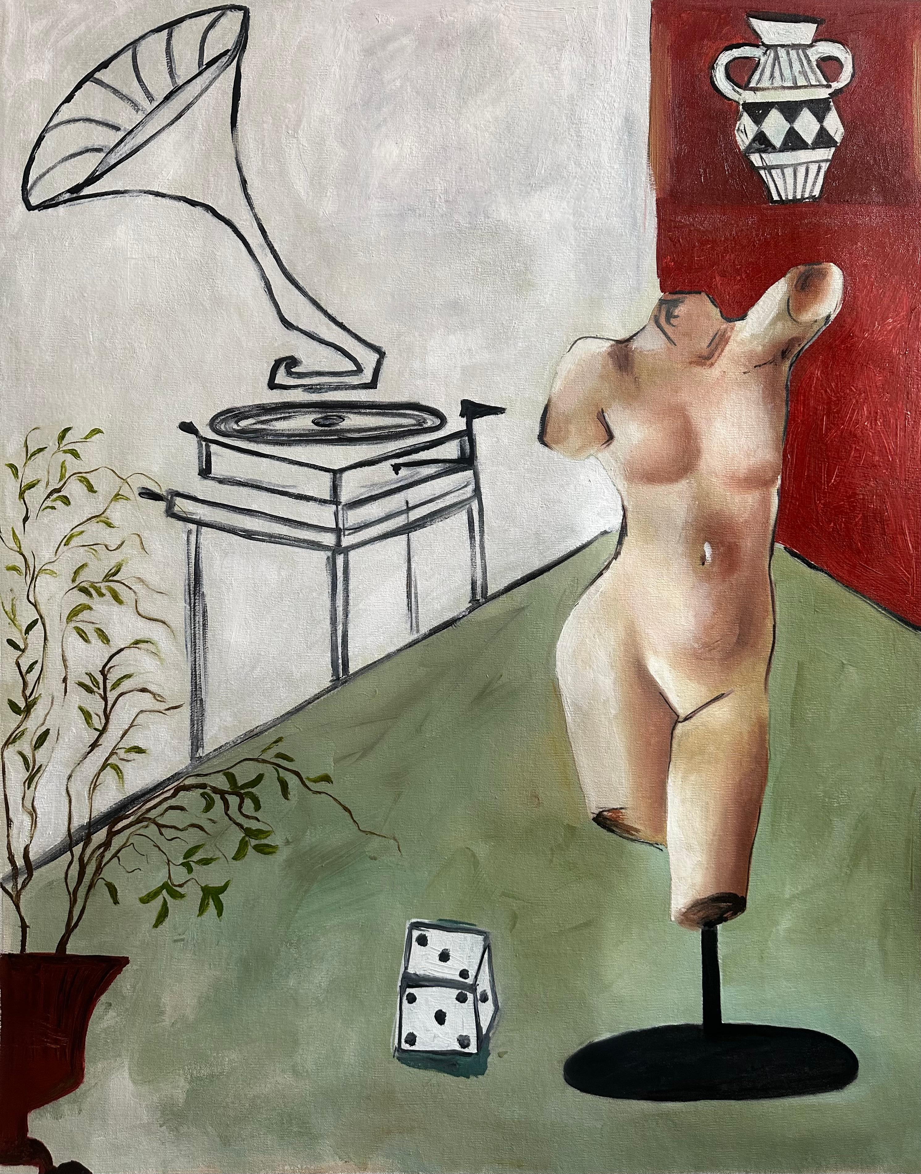 Still-Life Painting Roxana Khonkulova - Boutique d'antiquités.  Peinture originale