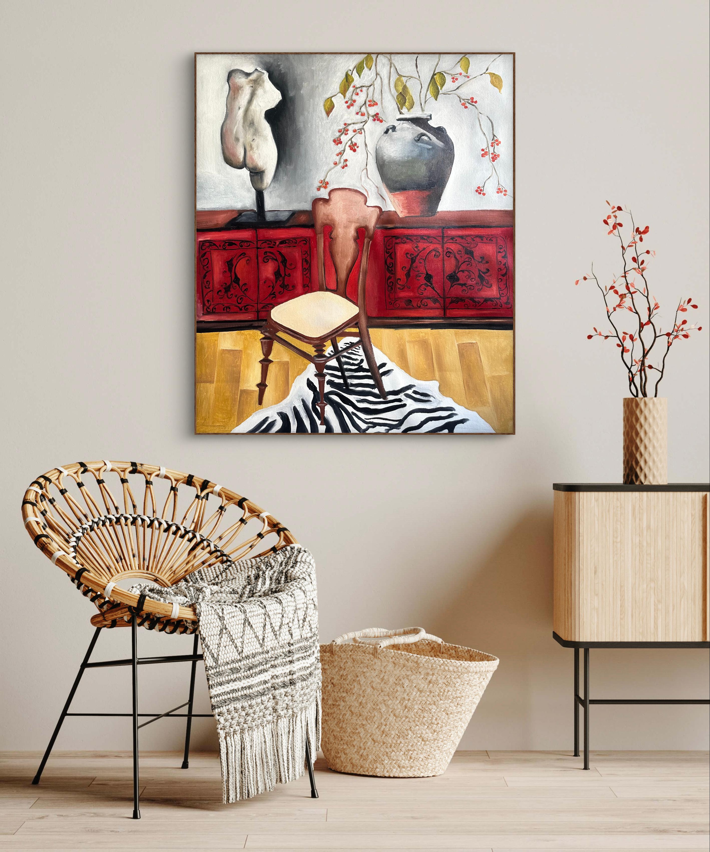 Dialogo drammatico - Painting di Roxana Khonkulova