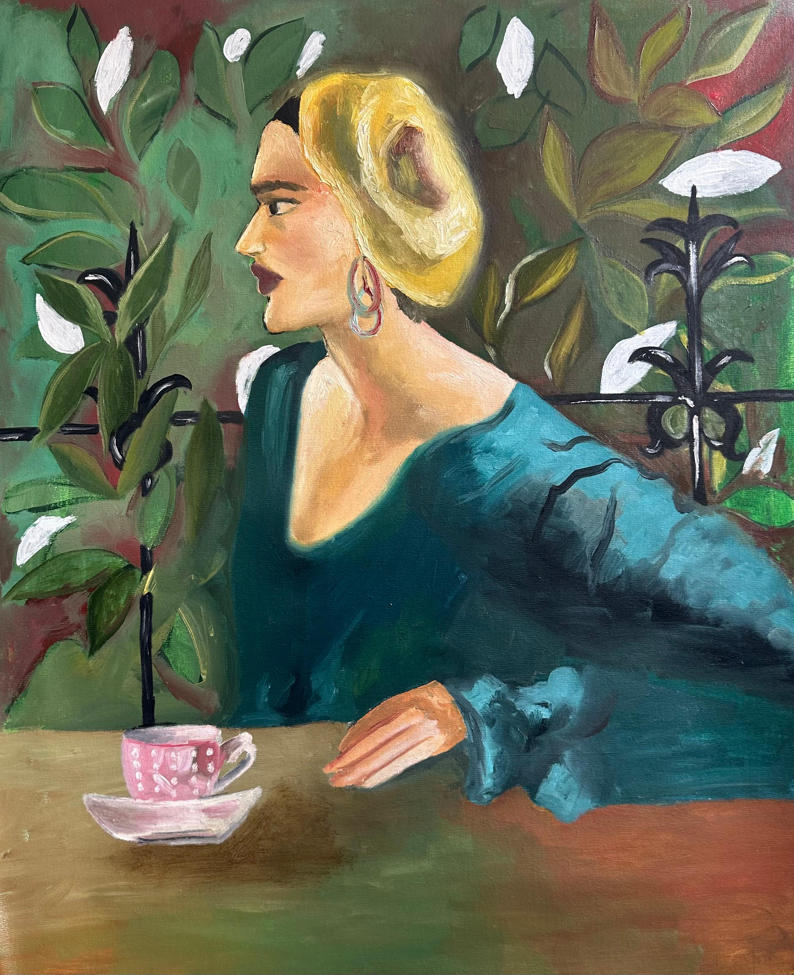 Figurative Painting de Roxana Khonkulova - Fachada de supervivencia