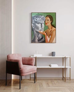 Idealisierung. Öl auf Leinwand