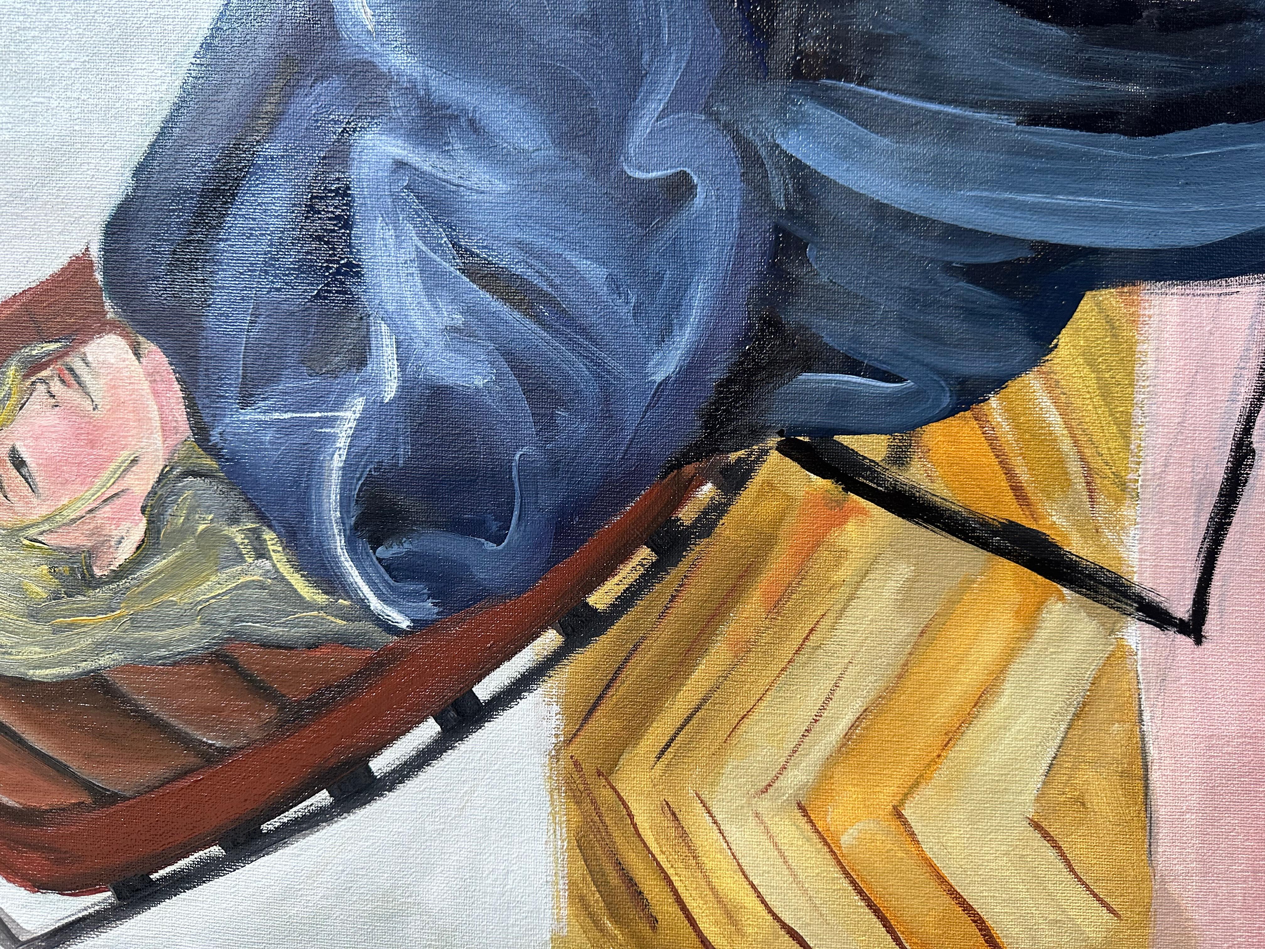 In the Net - Painting by Roxana Khonkulova