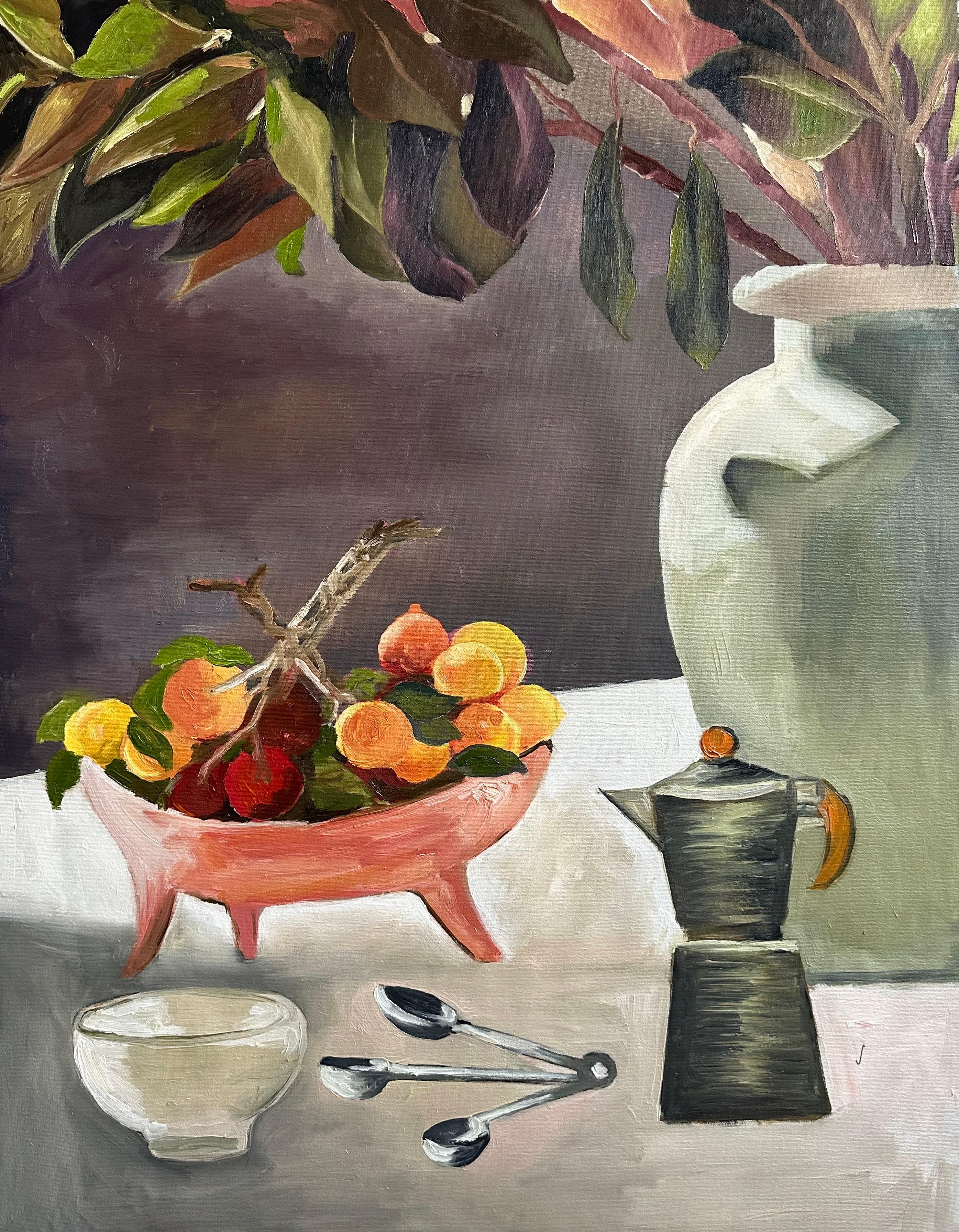 In the Shelter of Morning Light.  Original painting - Painting by Roxana Khonkulova