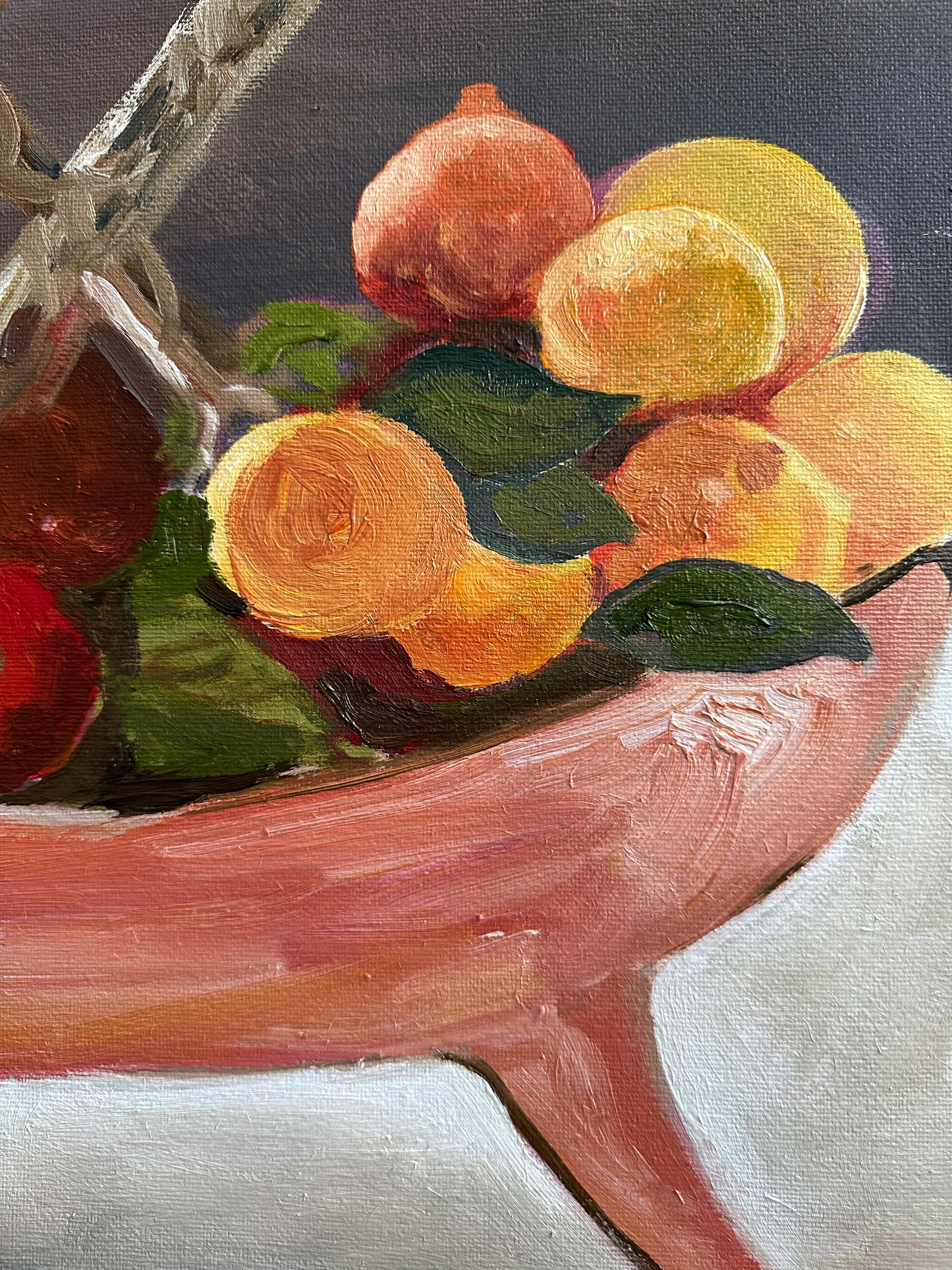 In the Shelter of Morning Light.  Original painting - Contemporary Painting by Roxana Khonkulova