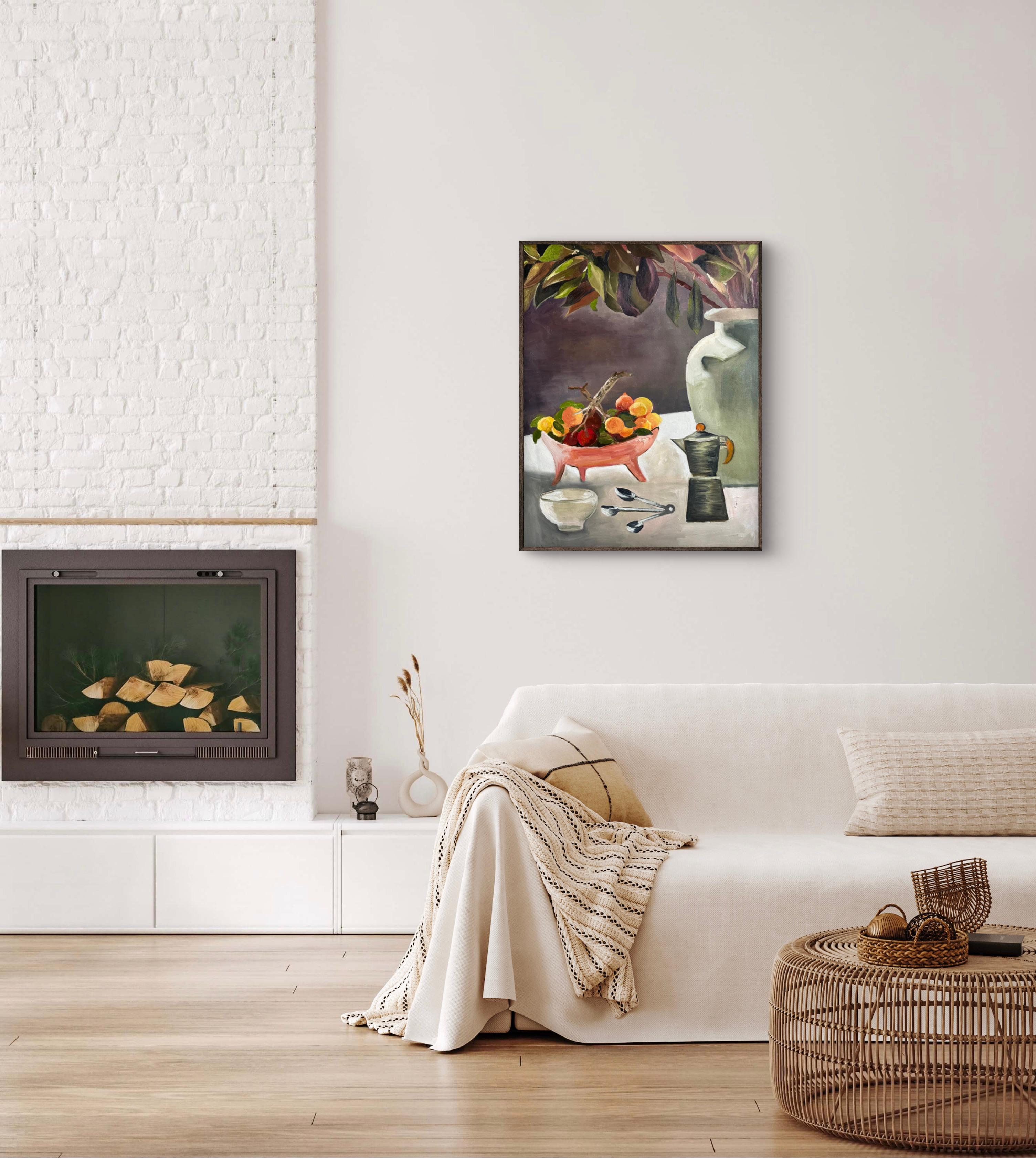 In the Shelter of Morning Light.  Original painting For Sale 1