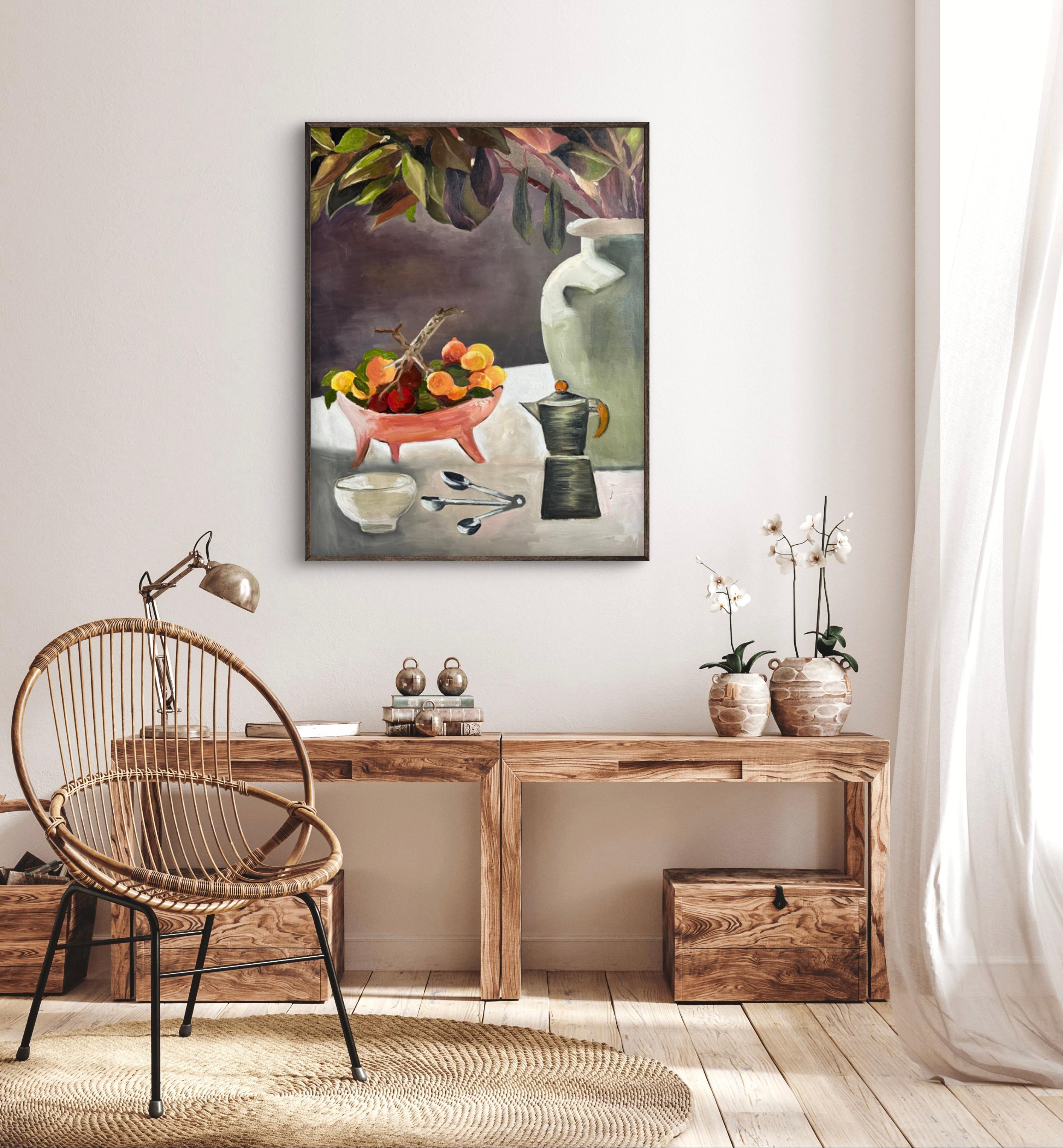 In the Shelter of Morning Light.  Original painting For Sale 3