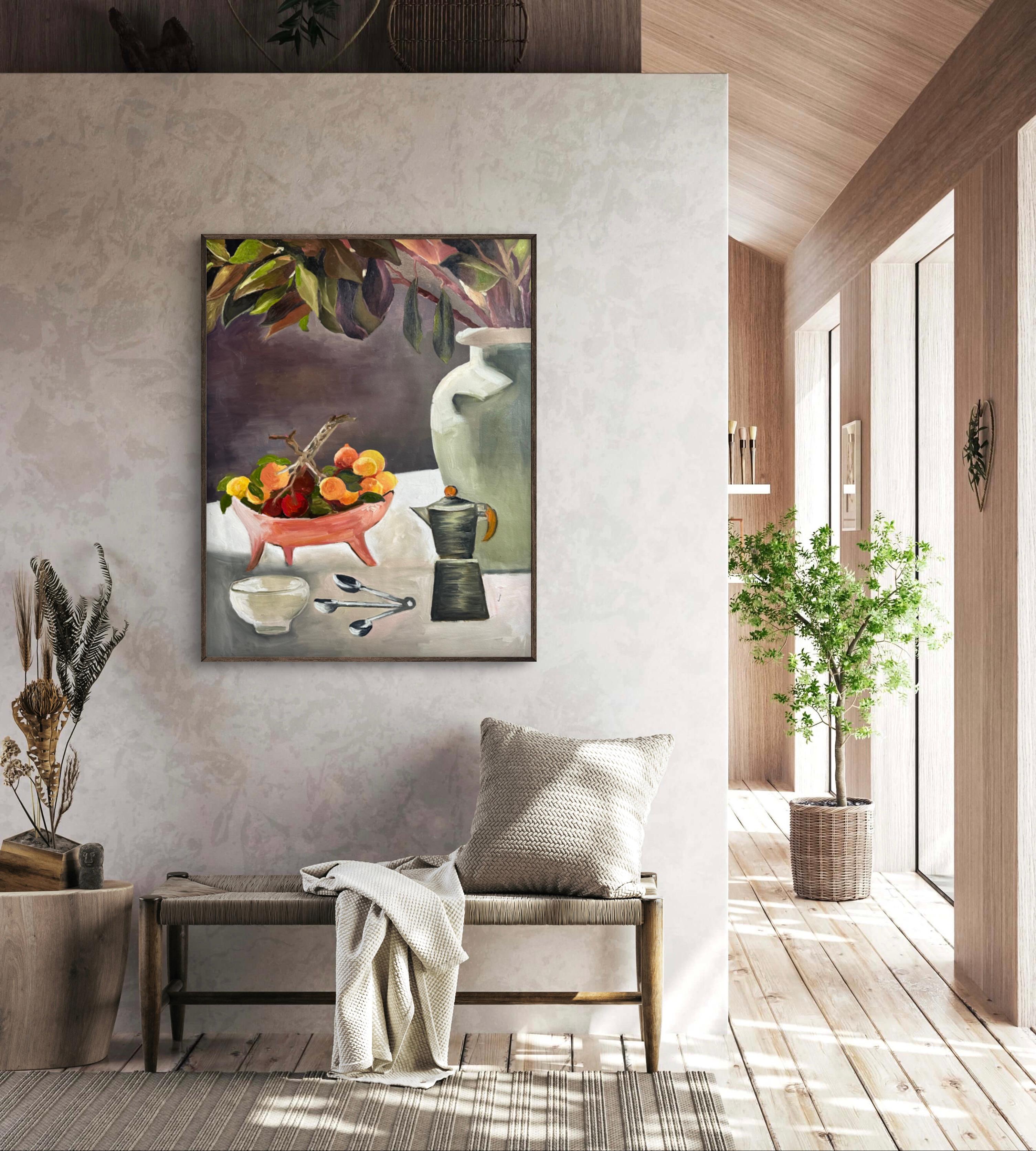 In the Shelter of Morning Light.  Original painting For Sale 4
