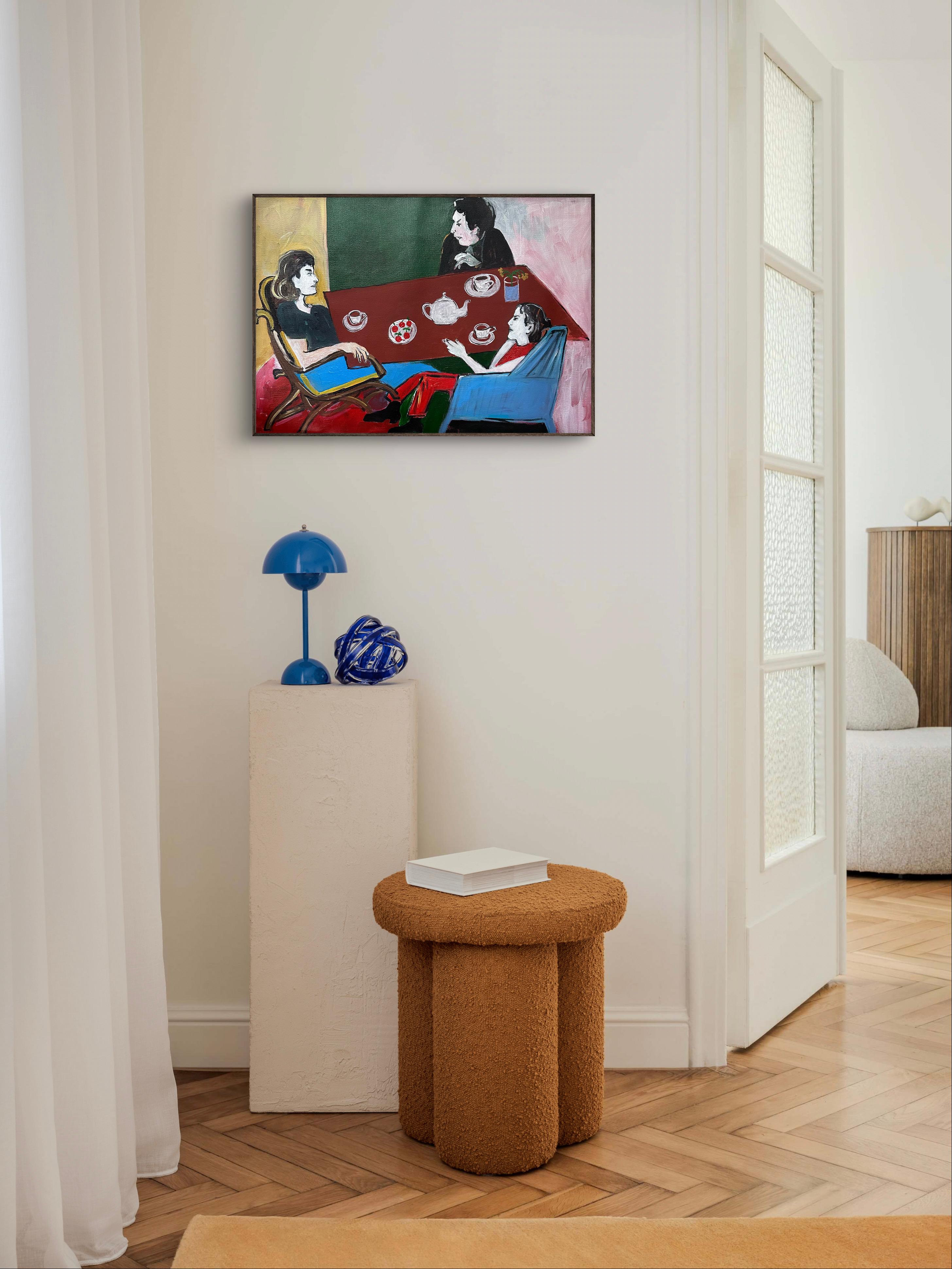 Interlocuteurs - Contemporain Painting par Roxana Khonkulova