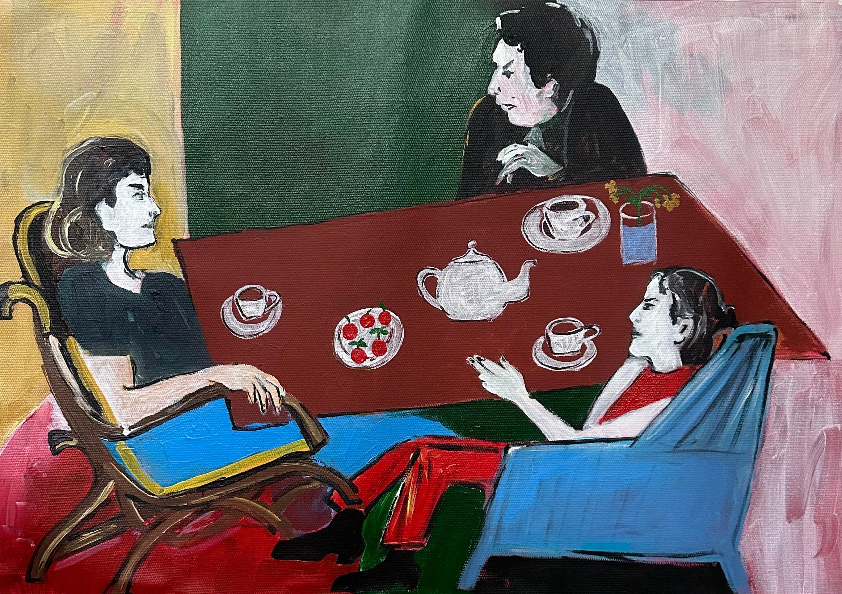 Figurative Painting Roxana Khonkulova - Interlocuteurs