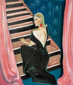 Intermission. oil paining