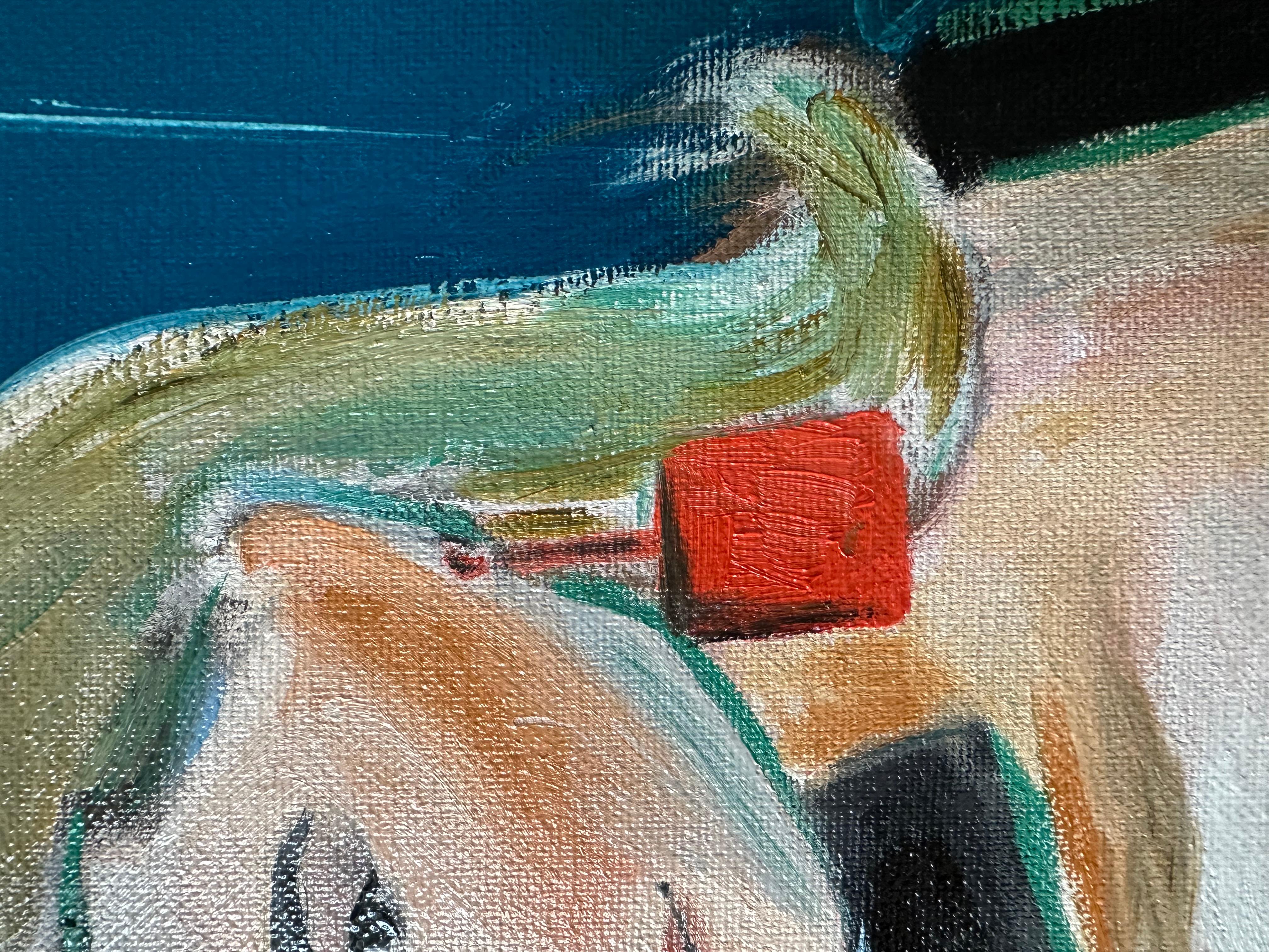 Intervallo. pittura ad olio - Painting Contemporaneo di Roxana Khonkulova