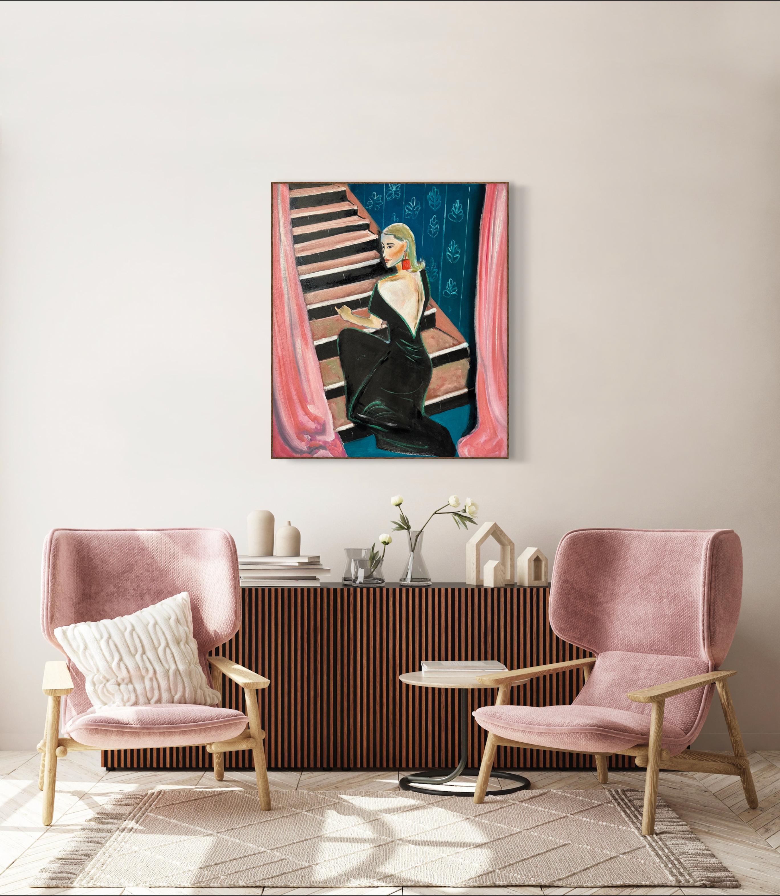 Intervallo. pittura ad olio in vendita 5