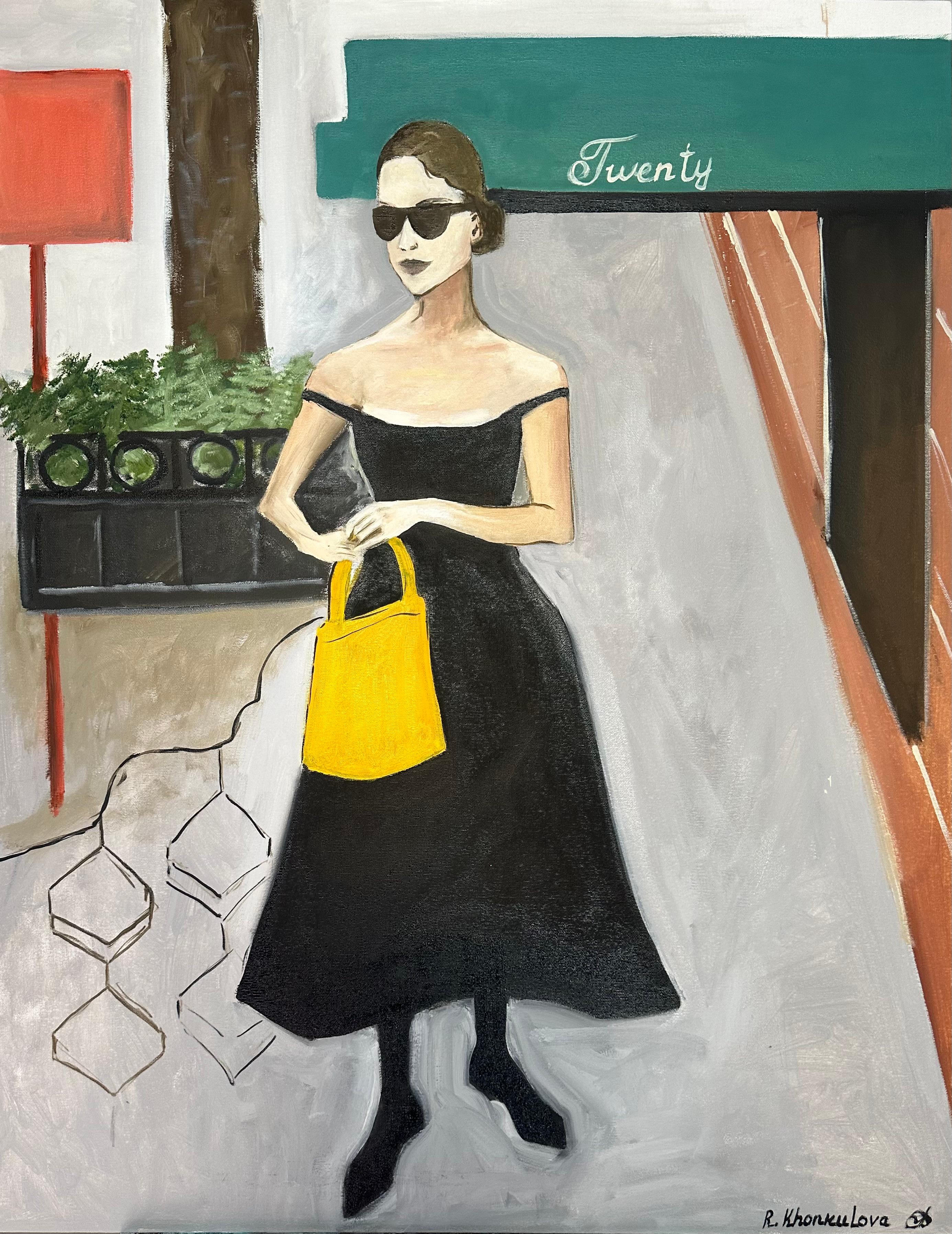 Portrait Painting di Roxana Khonkulova - New Perspective. Pittura originale