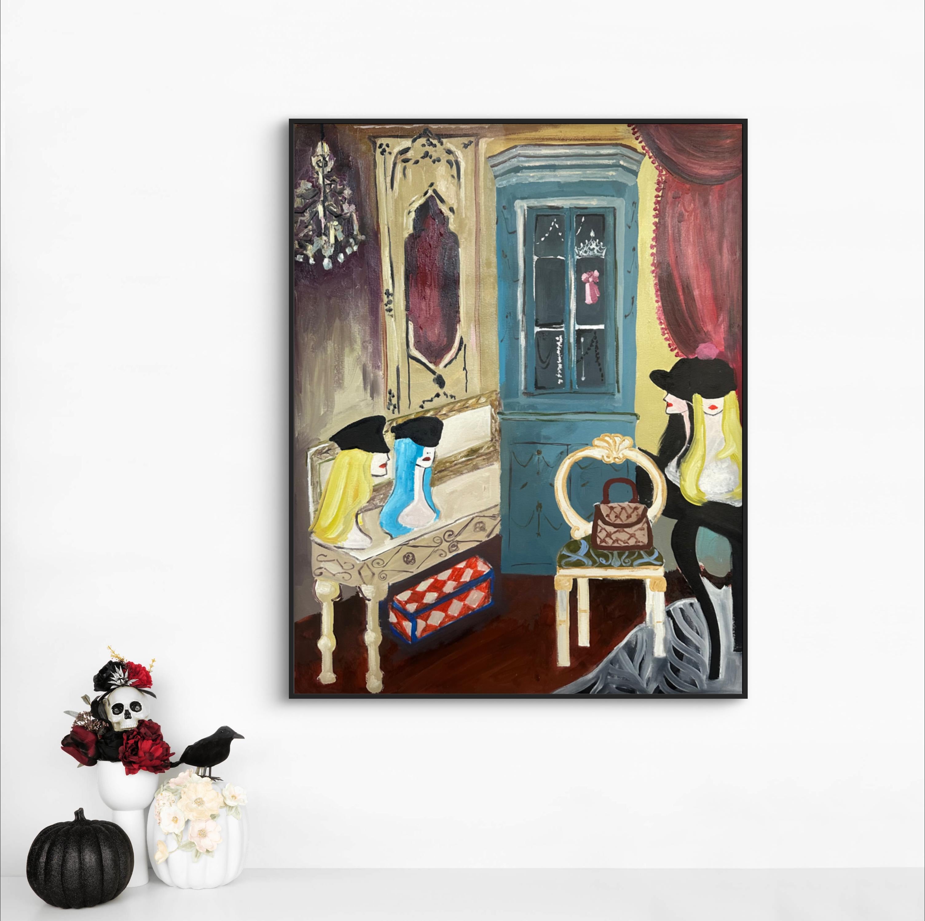 Pausa en el Tiempo. Pintura original - Painting Contemporáneo de Roxana Khonkulova