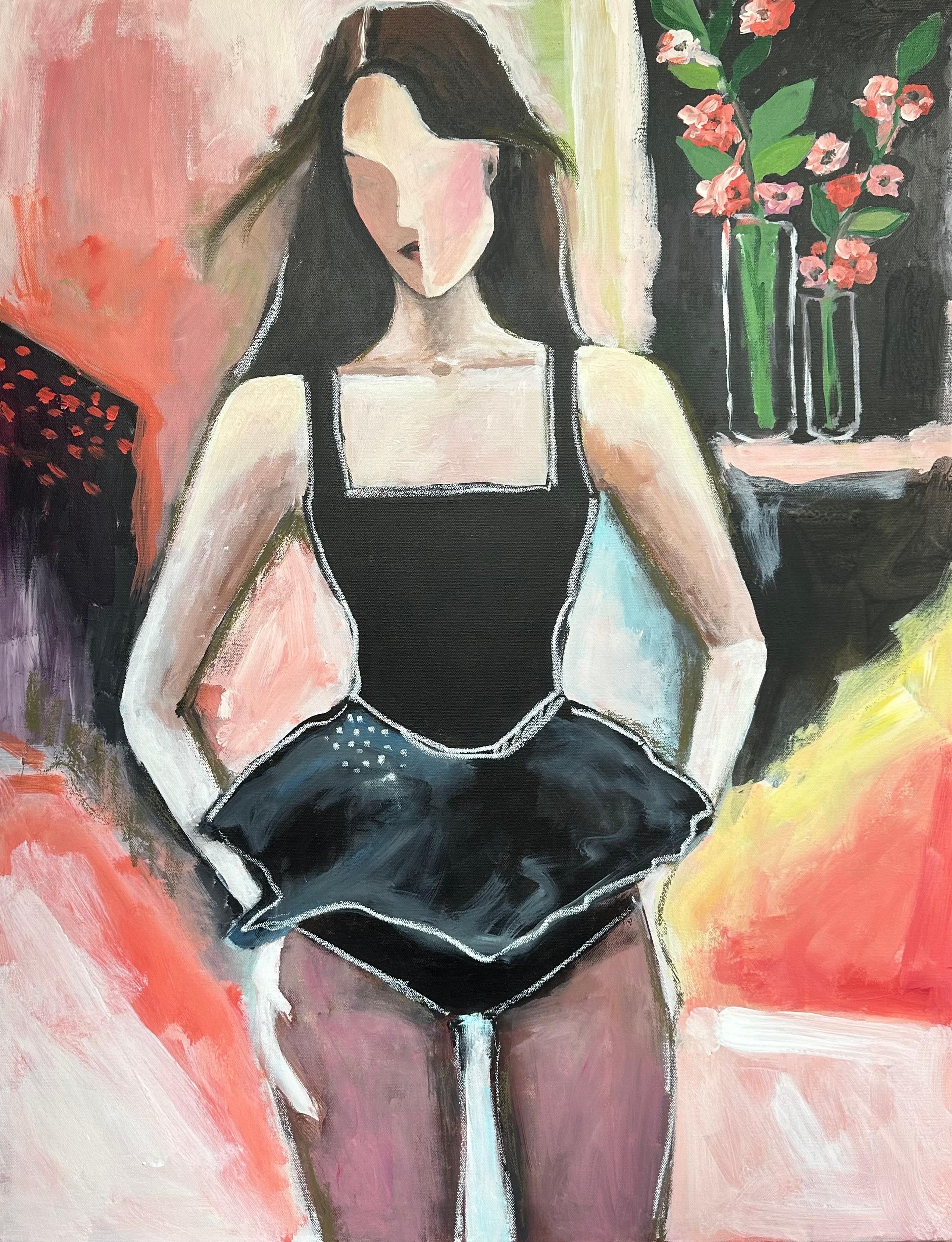 Figurative Painting di Roxana Khonkulova - Pubertà