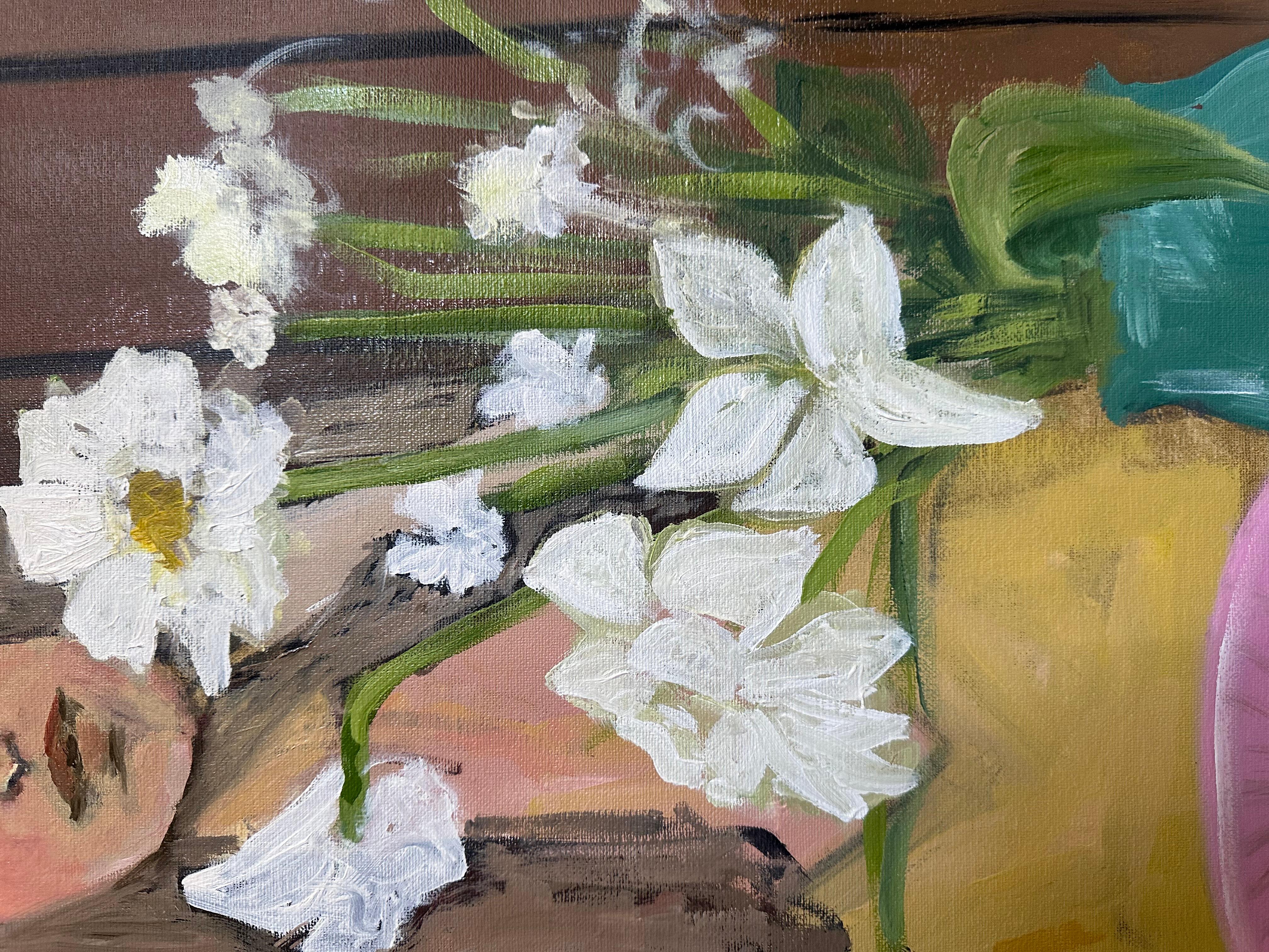 Scent of Healing. oil paining - Painting by Roxana Khonkulova