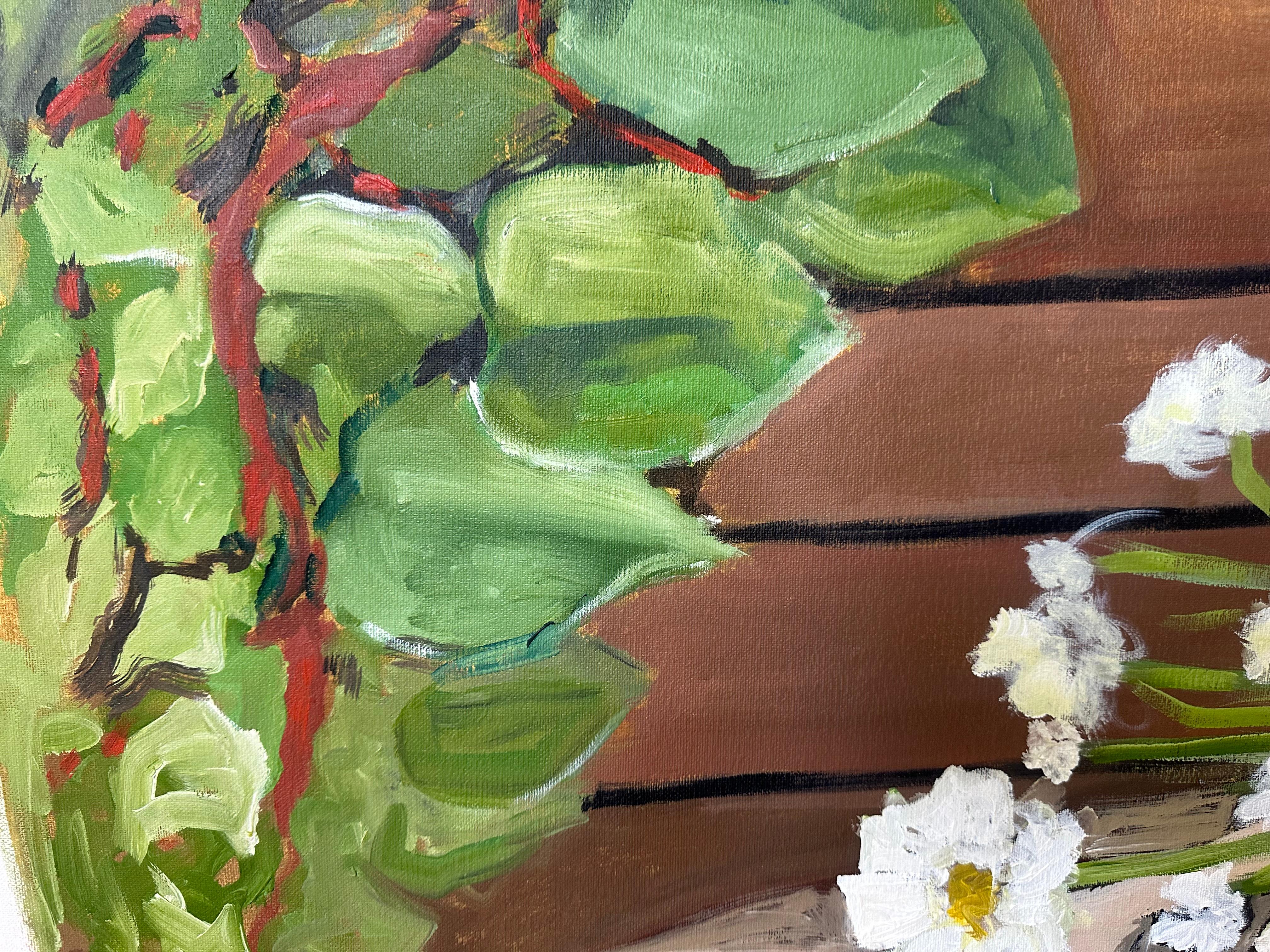 Scent of Healing. oil paining - Contemporary Painting by Roxana Khonkulova