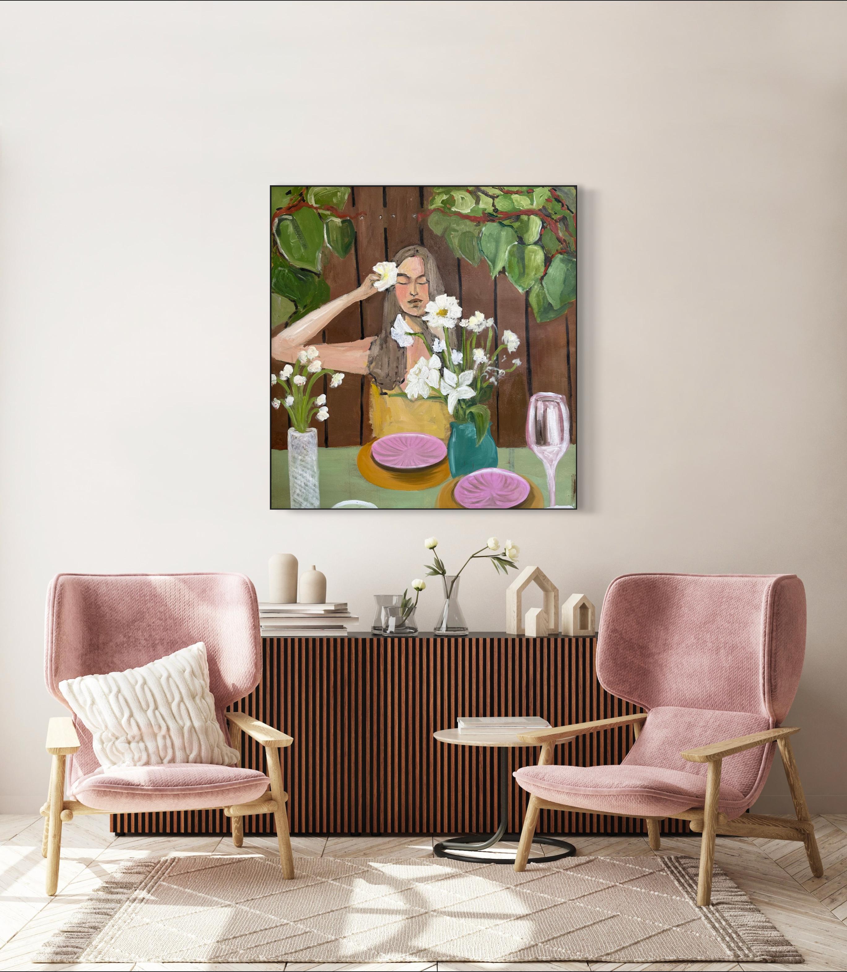 Scent of Healing. oil paining For Sale 4