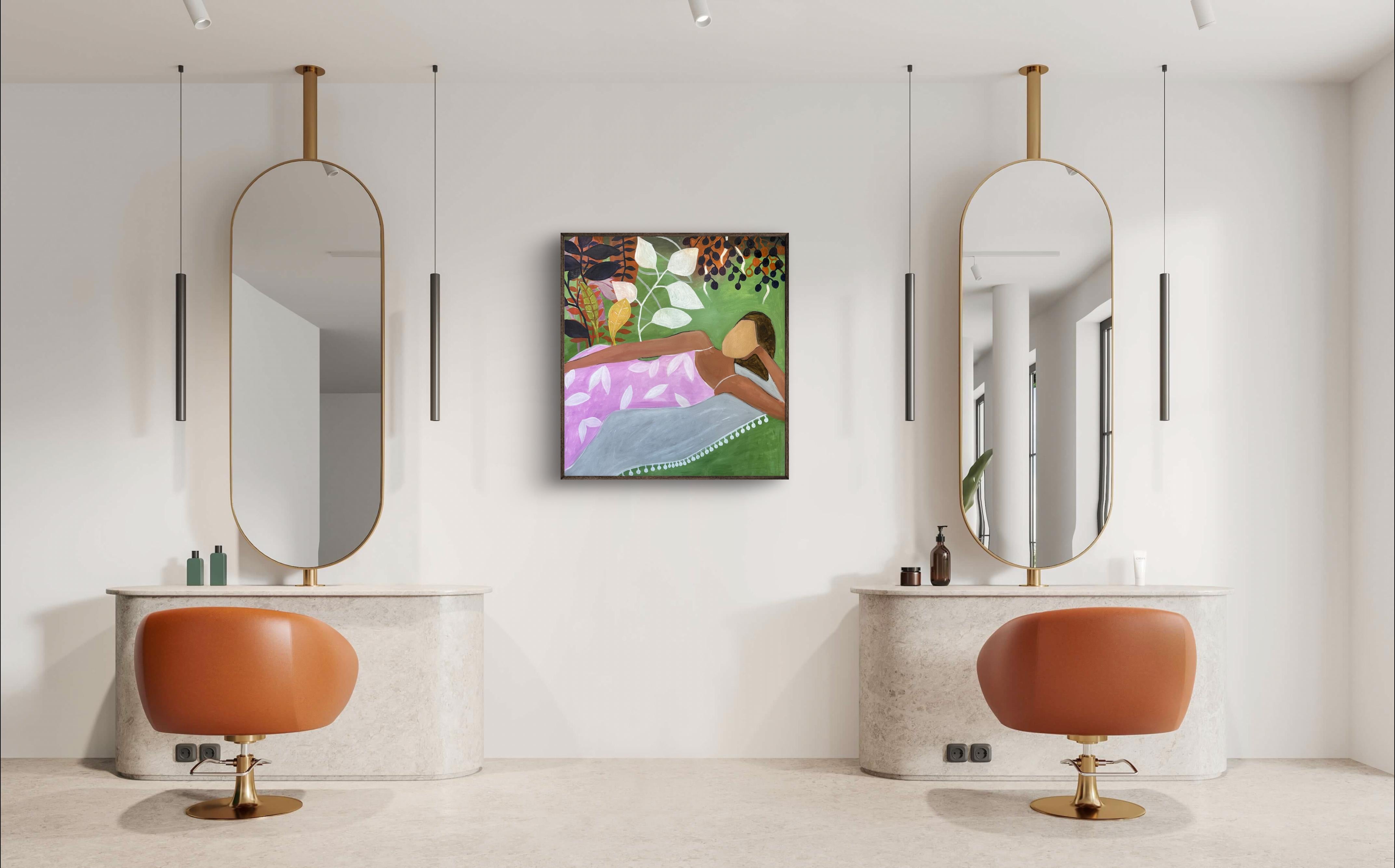 Lugar secreto . Pintura original - Painting de Roxana Khonkulova