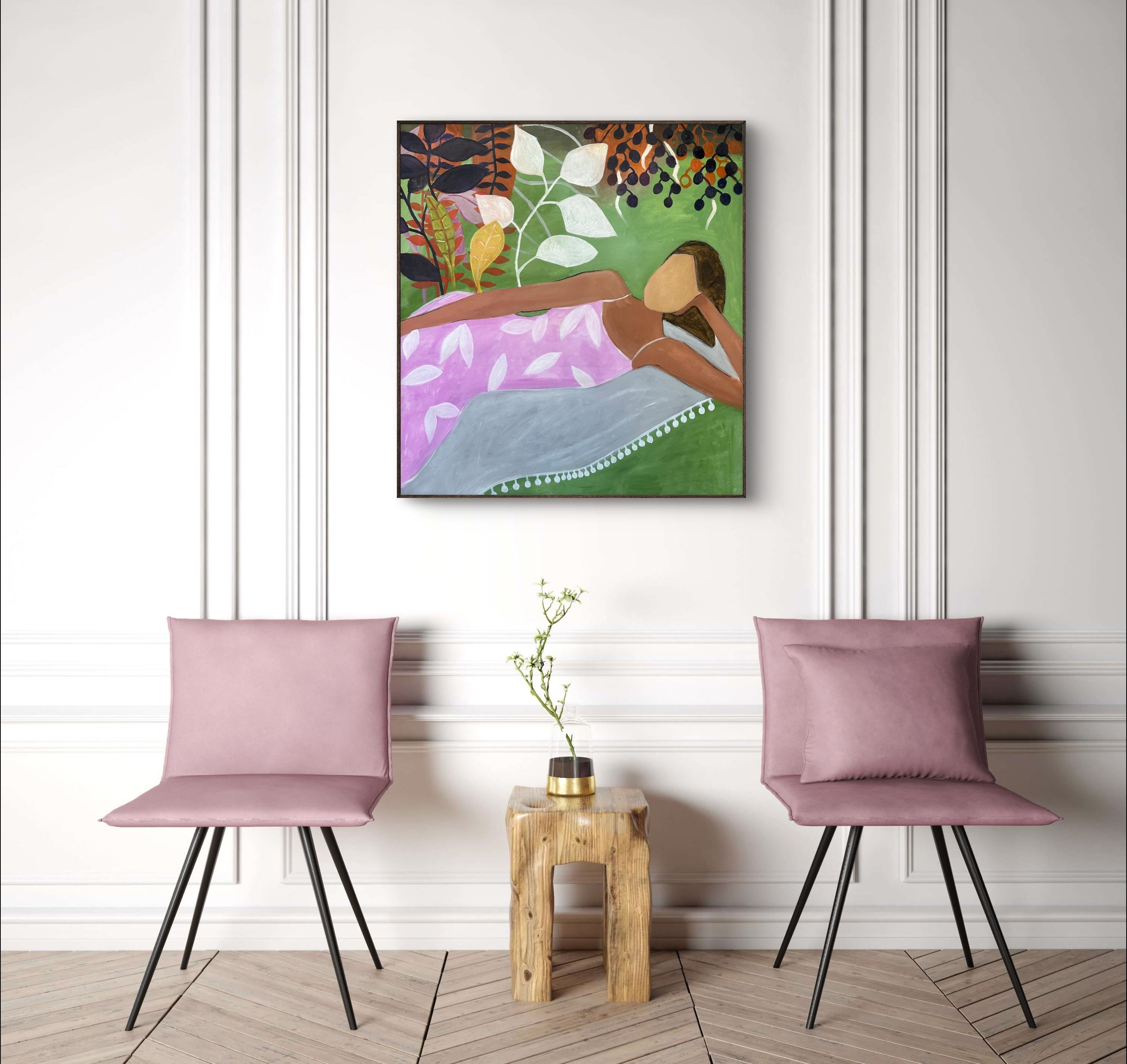 Lugar secreto . Pintura original - Painting Contemporáneo de Roxana Khonkulova