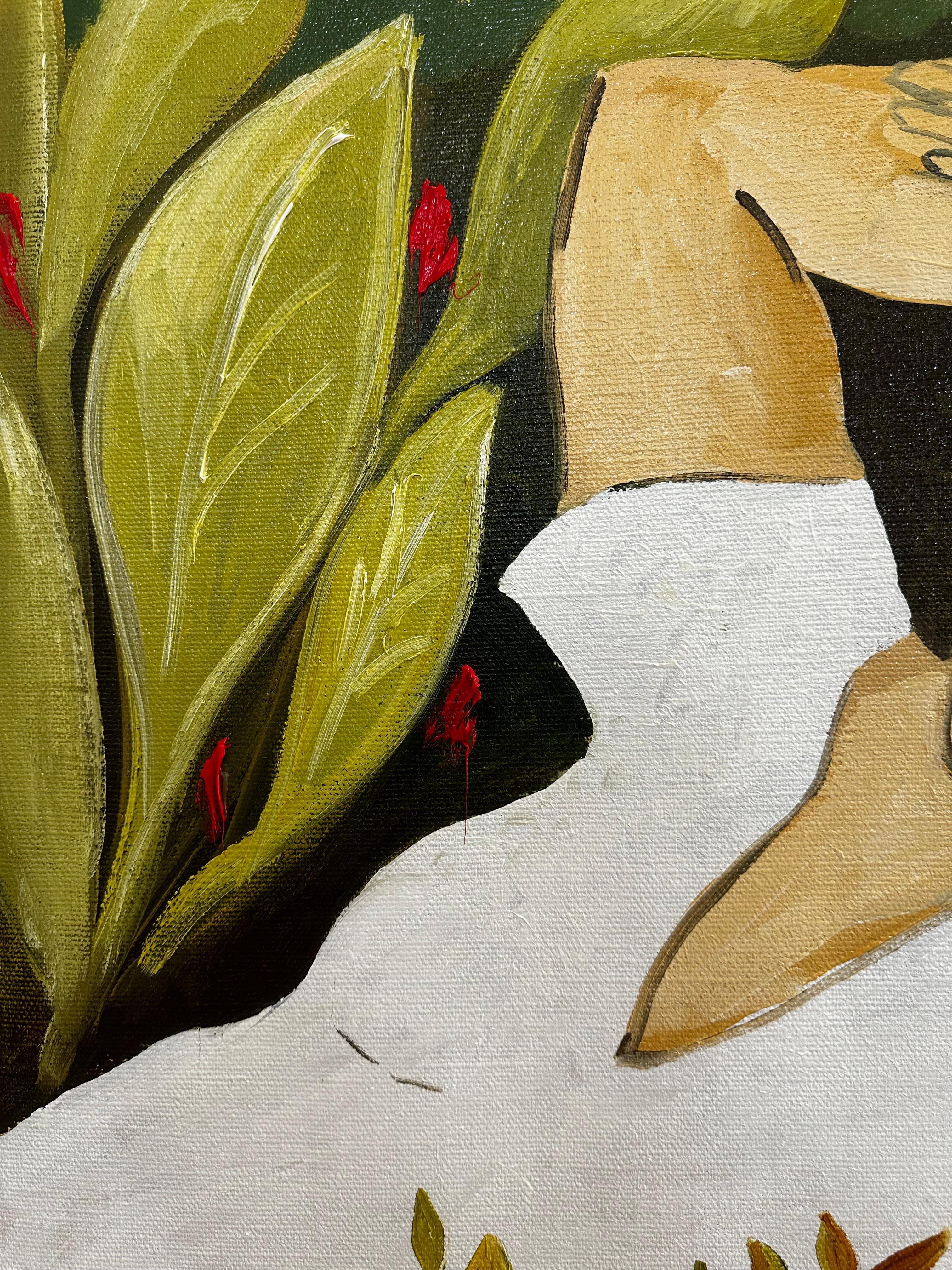 Secret Place2 - Painting by Roxana Khonkulova