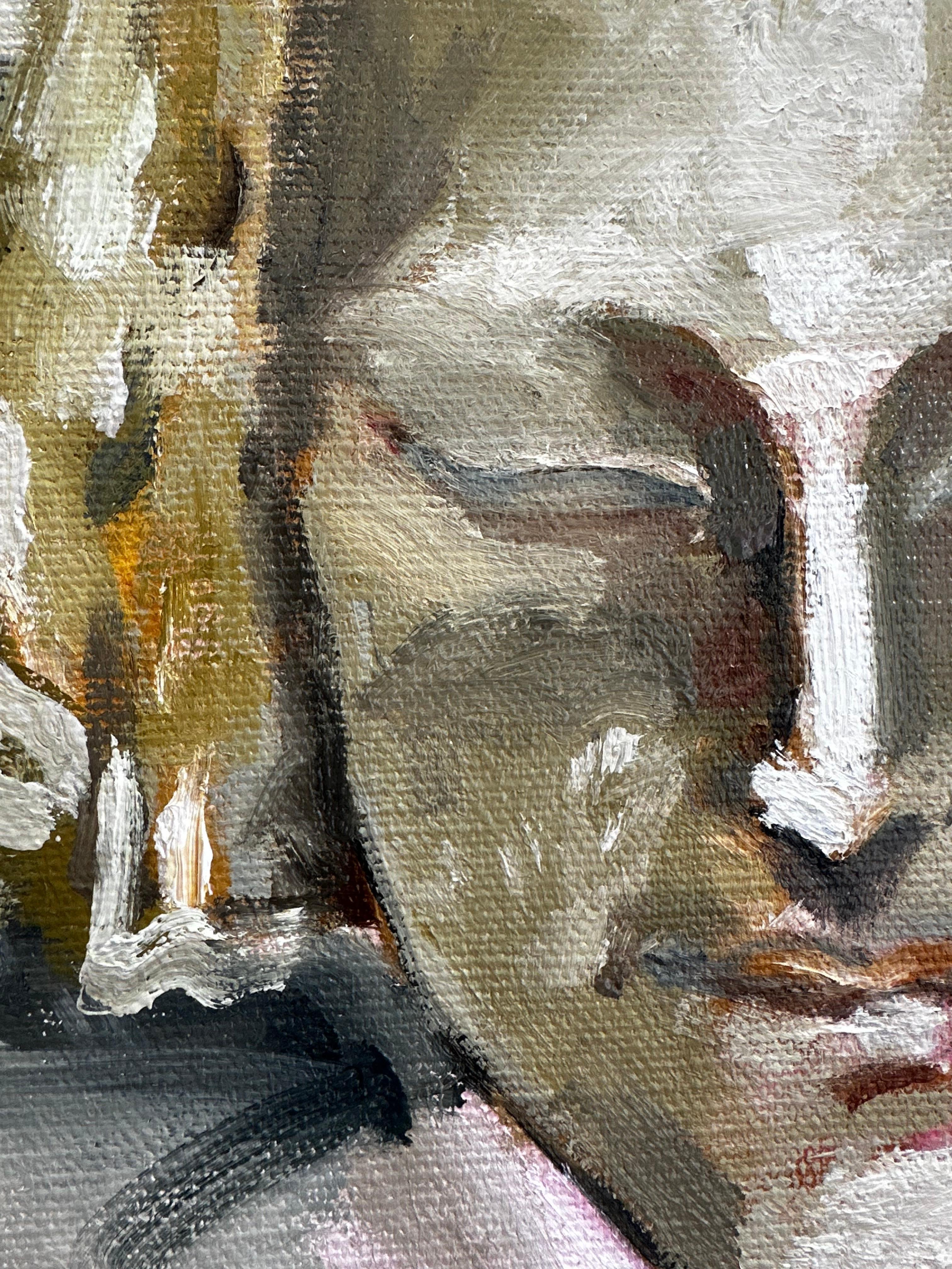 Secret partagé 2 - Marron Interior Painting par Roxana Khonkulova
