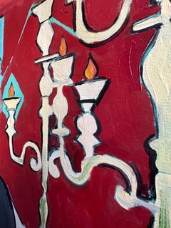 Protesta silenziosa. Pittura originale