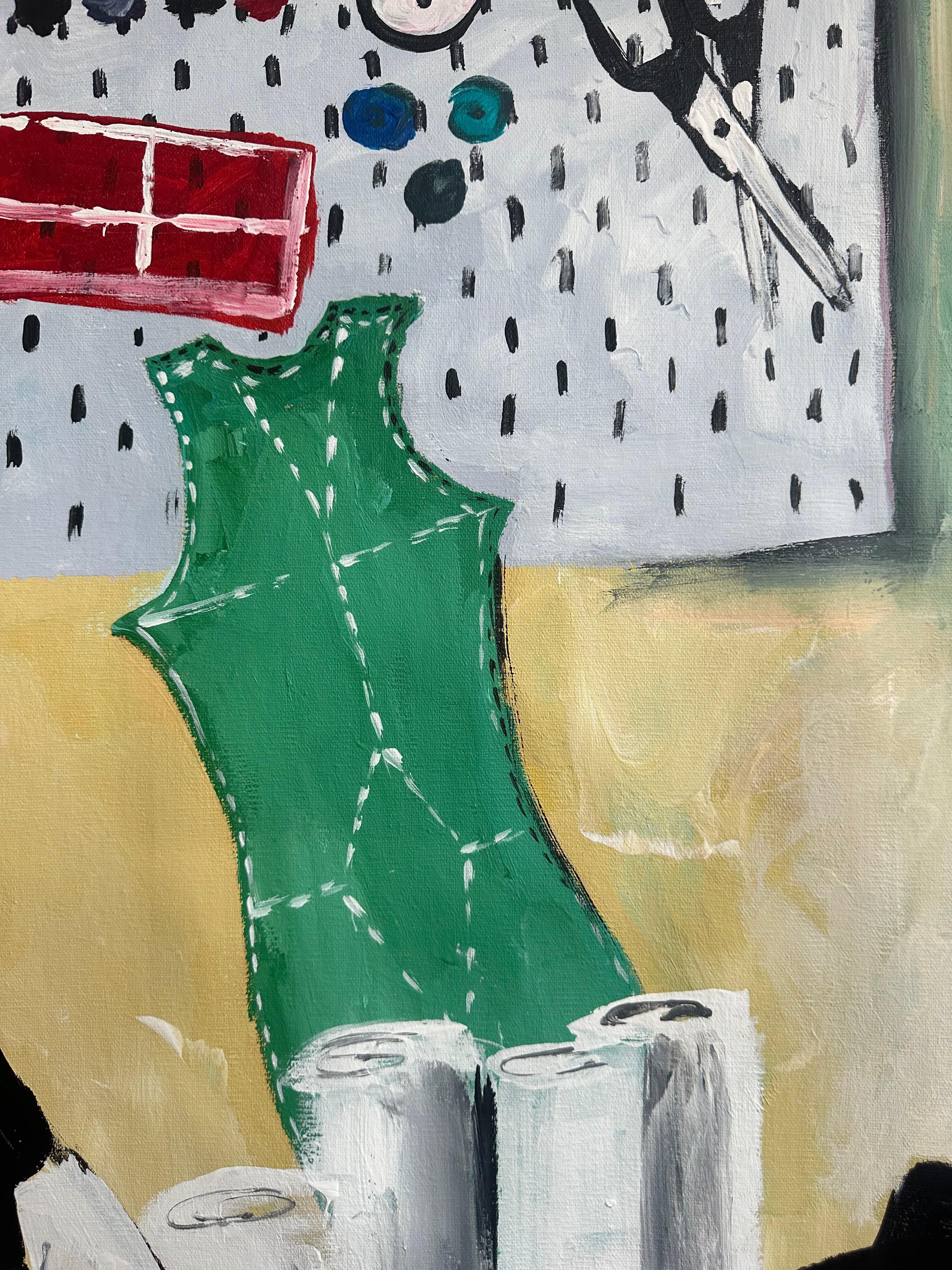 Die transparente Zeit der Schöpfung. Original-Gemälde (Zeitgenössisch), Painting, von Roxana Khonkulova