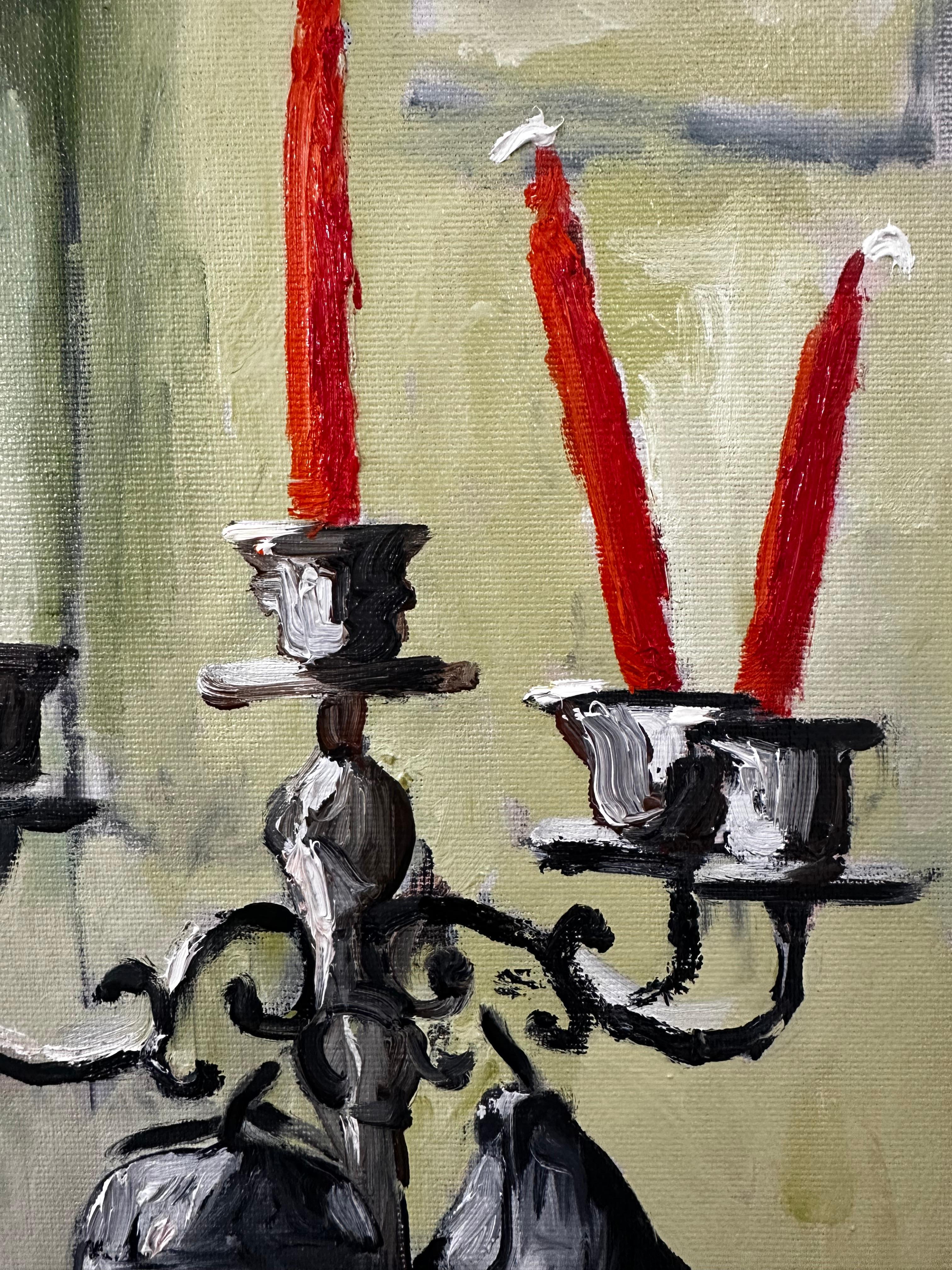 Trace of Dracula - Painting by Roxana Khonkulova