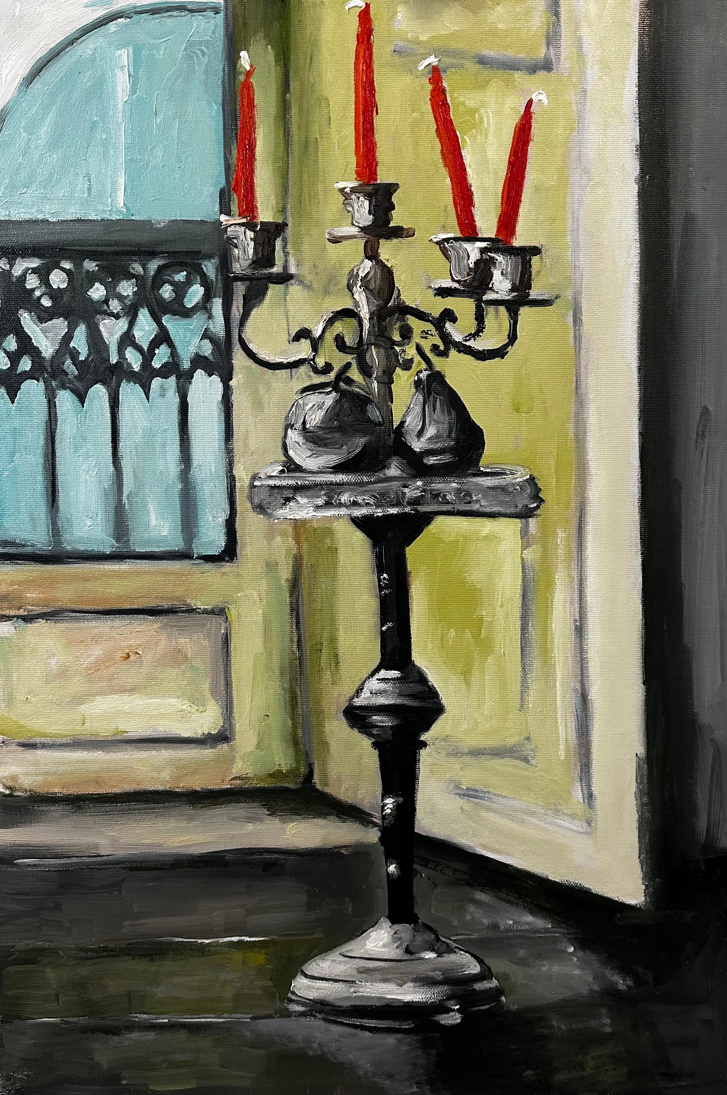 Roxana Khonkulova Interior Painting - Trace of Dracula