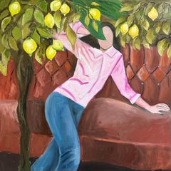 Under the Lemon Tree. Original painting
