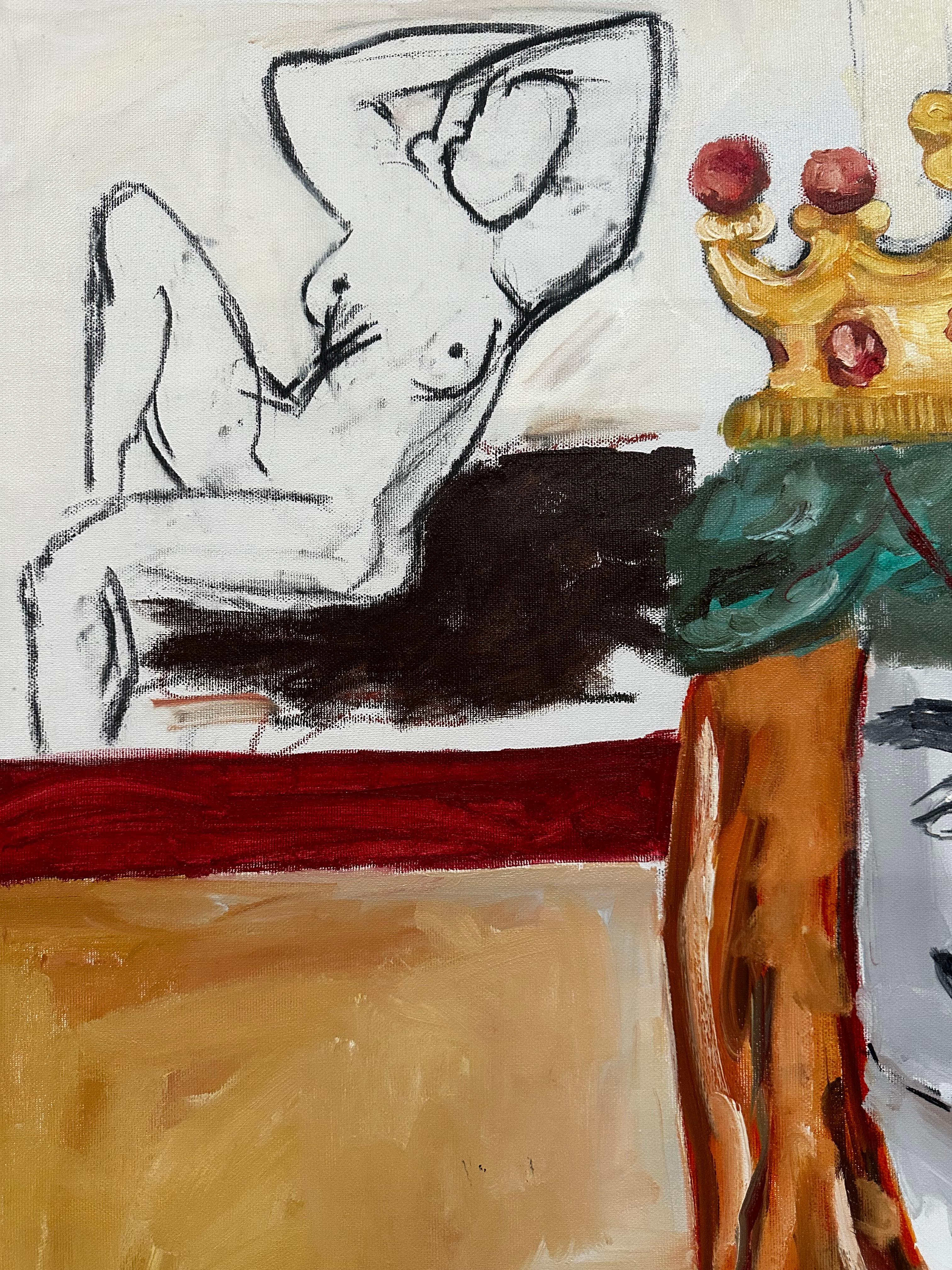 Unprocessed desire - Painting de Roxana Khonkulova