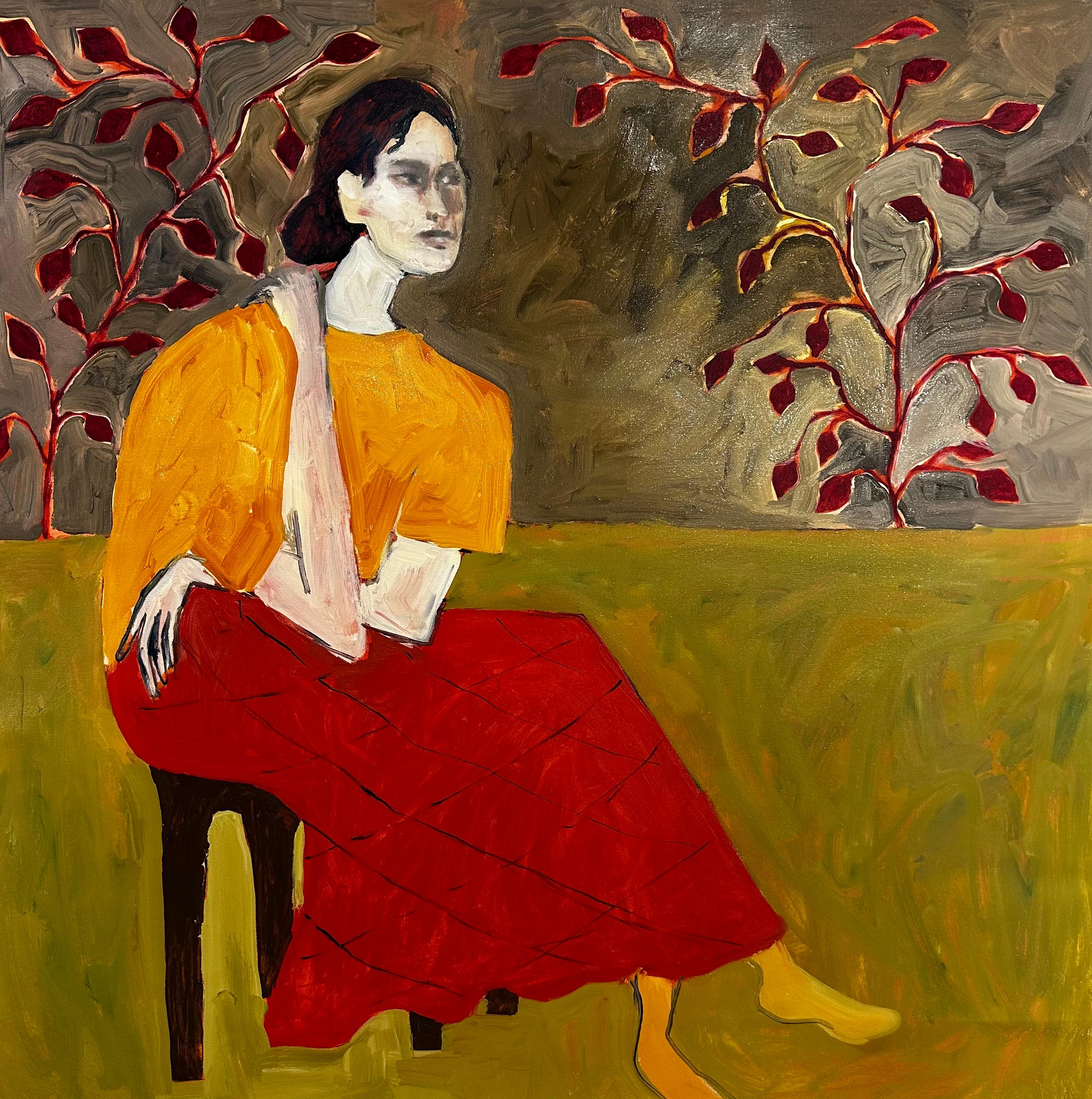 Roxana Khonkulova Figurative Painting - Warm Night 2