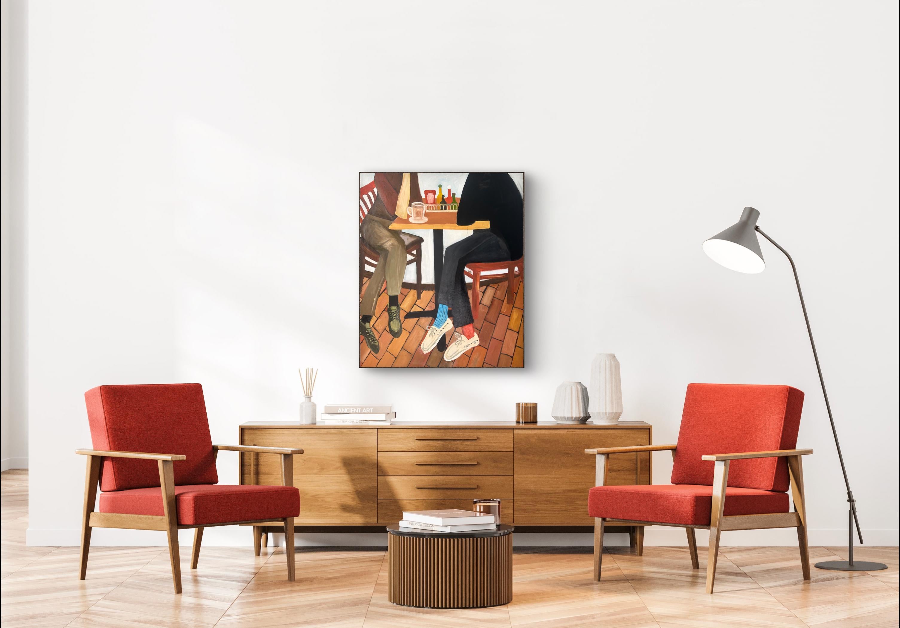 Tu, io, la pausa, il venerdì. Pittura originale 5