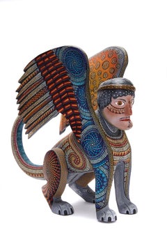 Nahual Zapoteco - Zapotec Nahual - Mexican Folk Art Cactus Fine Art