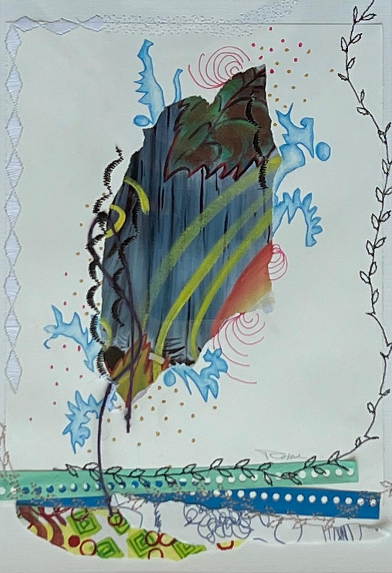 Can We Come out and Play, n° 11 - Mixed Media Art de Roxane Hollosi