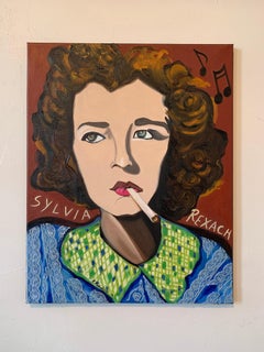 Oil on Canvas -- Portrait of Sylvia Rexach