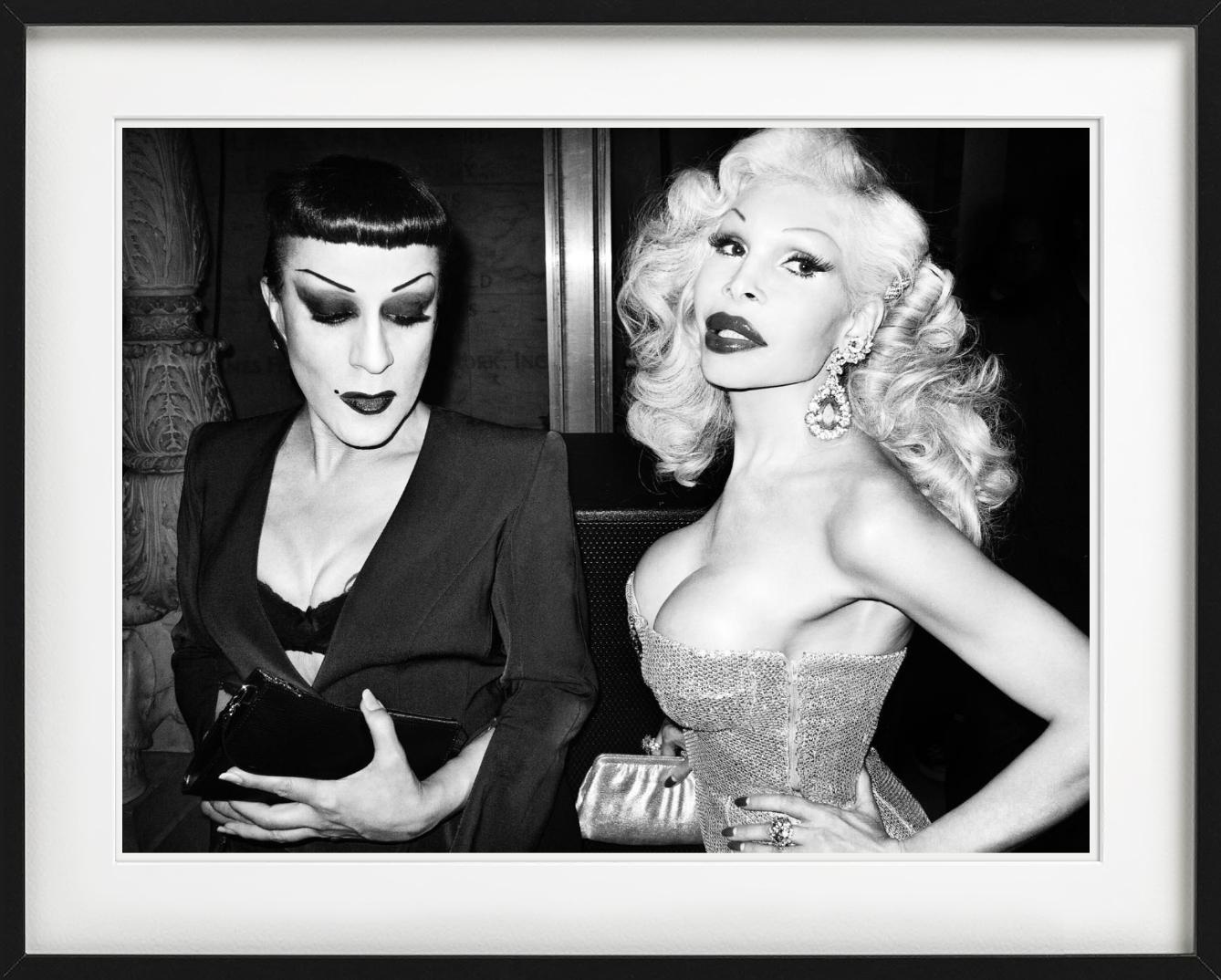 Amanda and Joe Lepore, Close up portrait, b/w, Fine Art Photography For Sale 2
