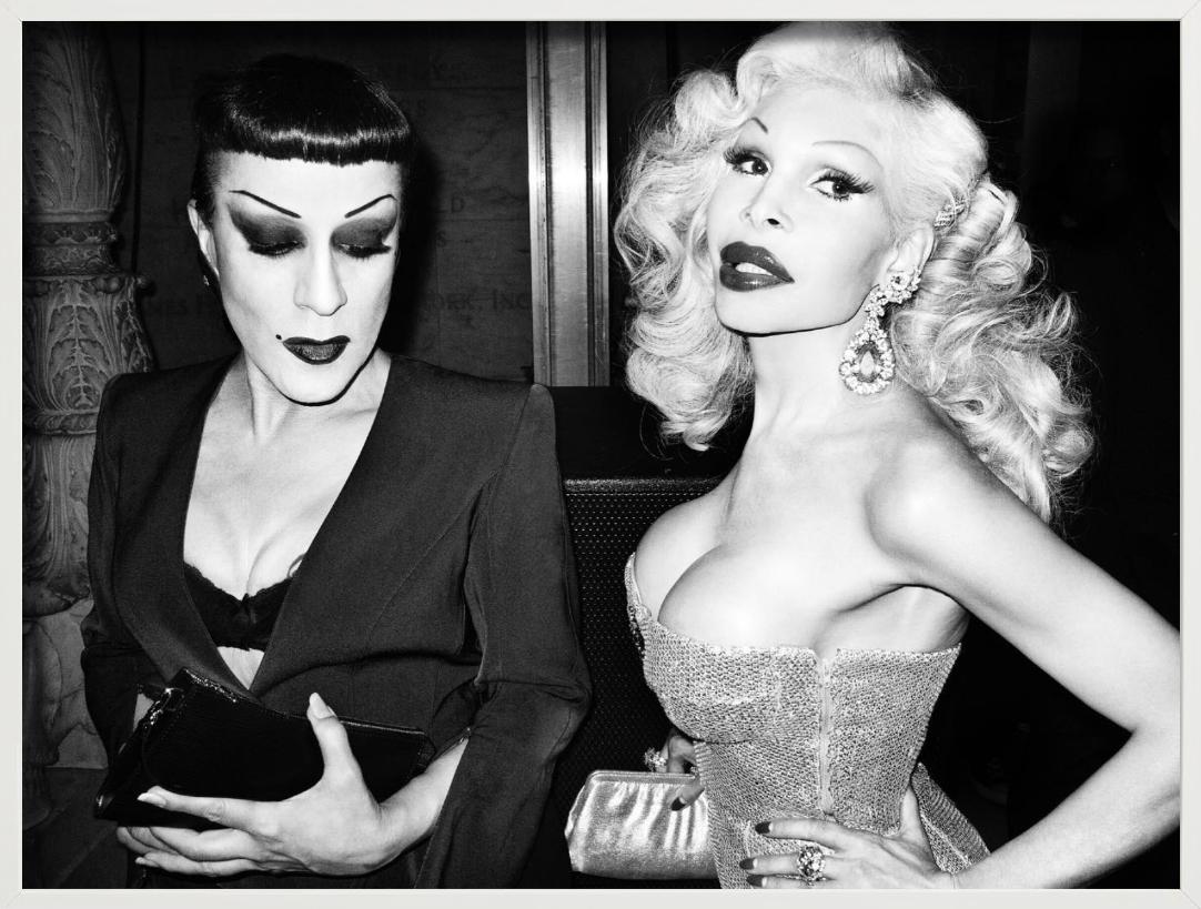 Amanda and Joe Lepore, Close up portrait, b/w, Fine Art Photography For Sale 4