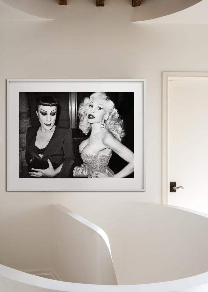 Amanda and Joe Lepore, Close up portrait, b/w, Fine Art Photography For Sale 6