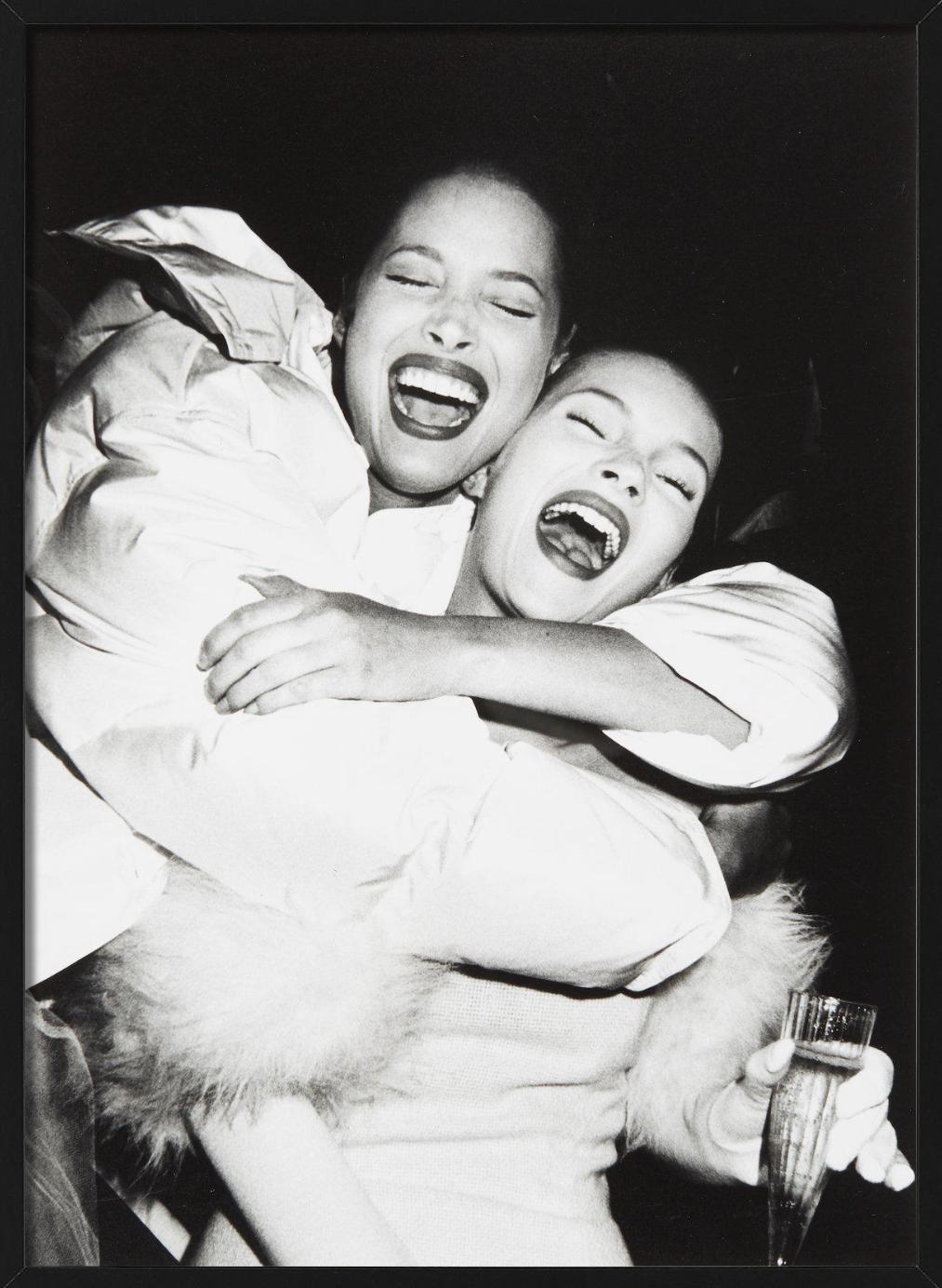 Christy Turlington & Kate Moss at Isaac Mizrahi show, fine art photography, 1994 For Sale 2