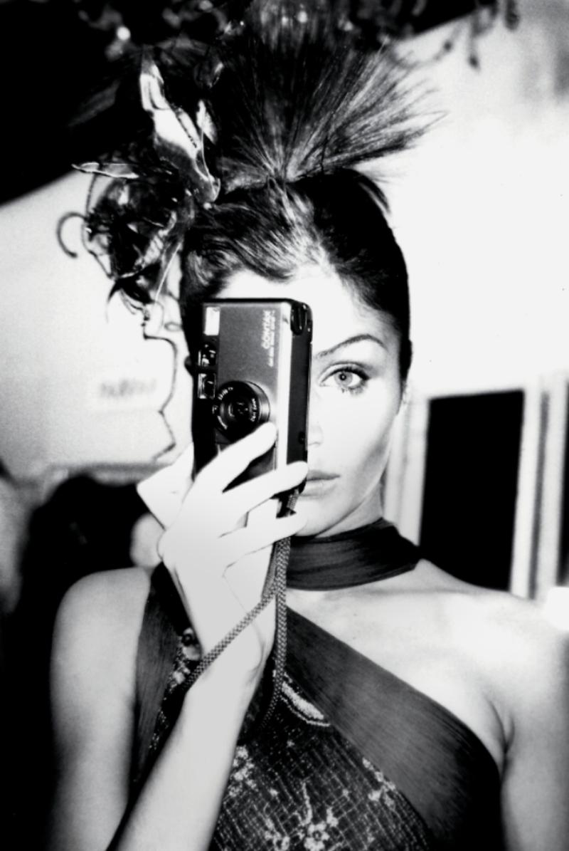 Helena Christensen takes a snap, B/W, Fine Art Photography