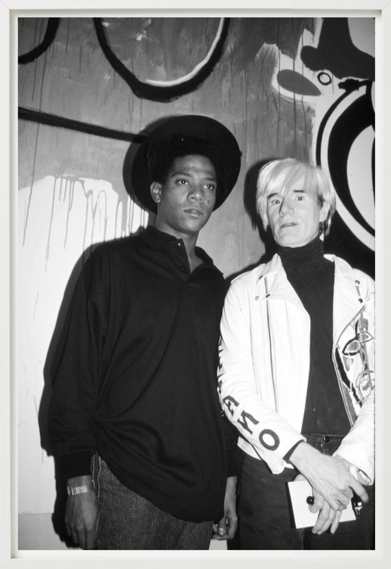 Jean-Michel Basquiat and Andy Warhol - Contemporary Photograph by Roxanne Lowit