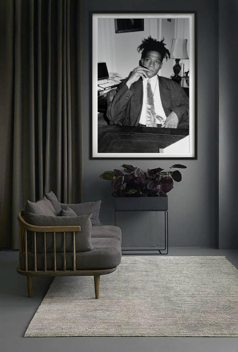 Jean-Michel Basquiat II - Ritratto in abito, Diptych Fine Arts, 1985 in vendita 1